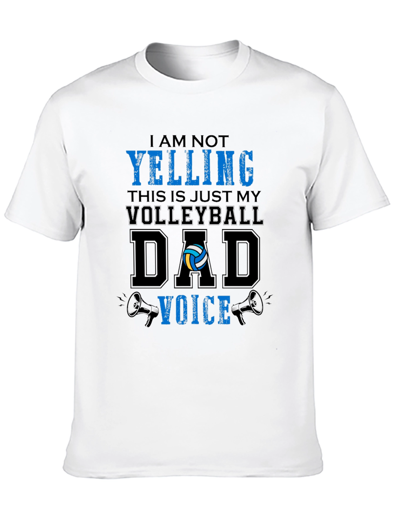 Volleyball Dad Voice Graphic T-Shirt