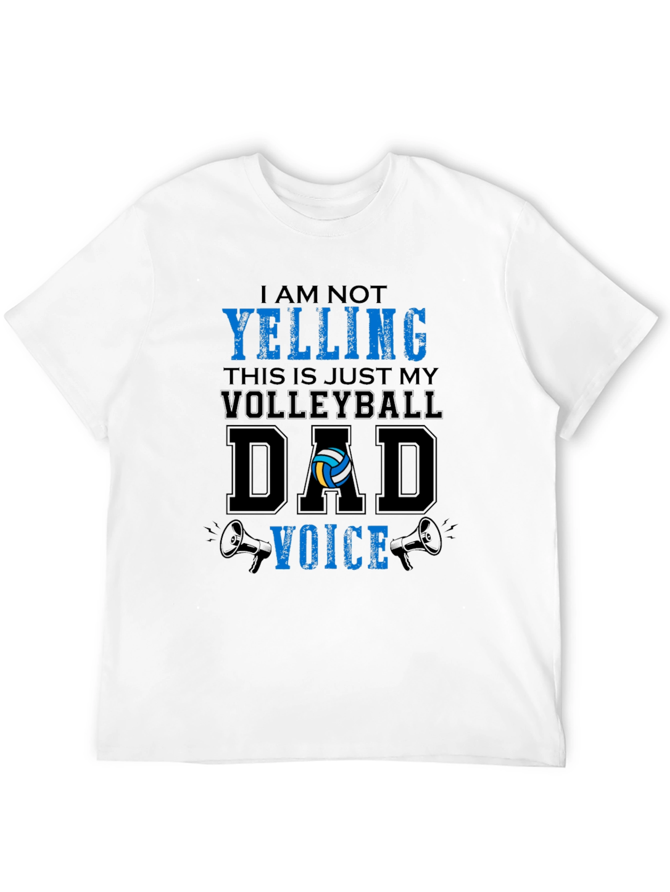 Volleyball Dad Voice Graphic T-Shirt