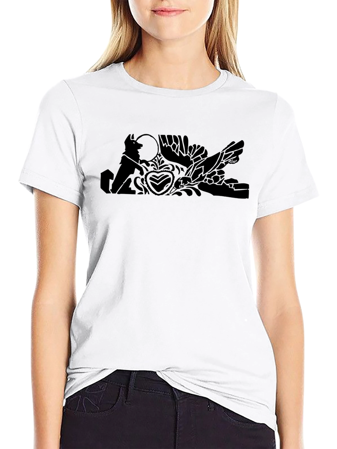 Silhouette Graphic Tee - Black