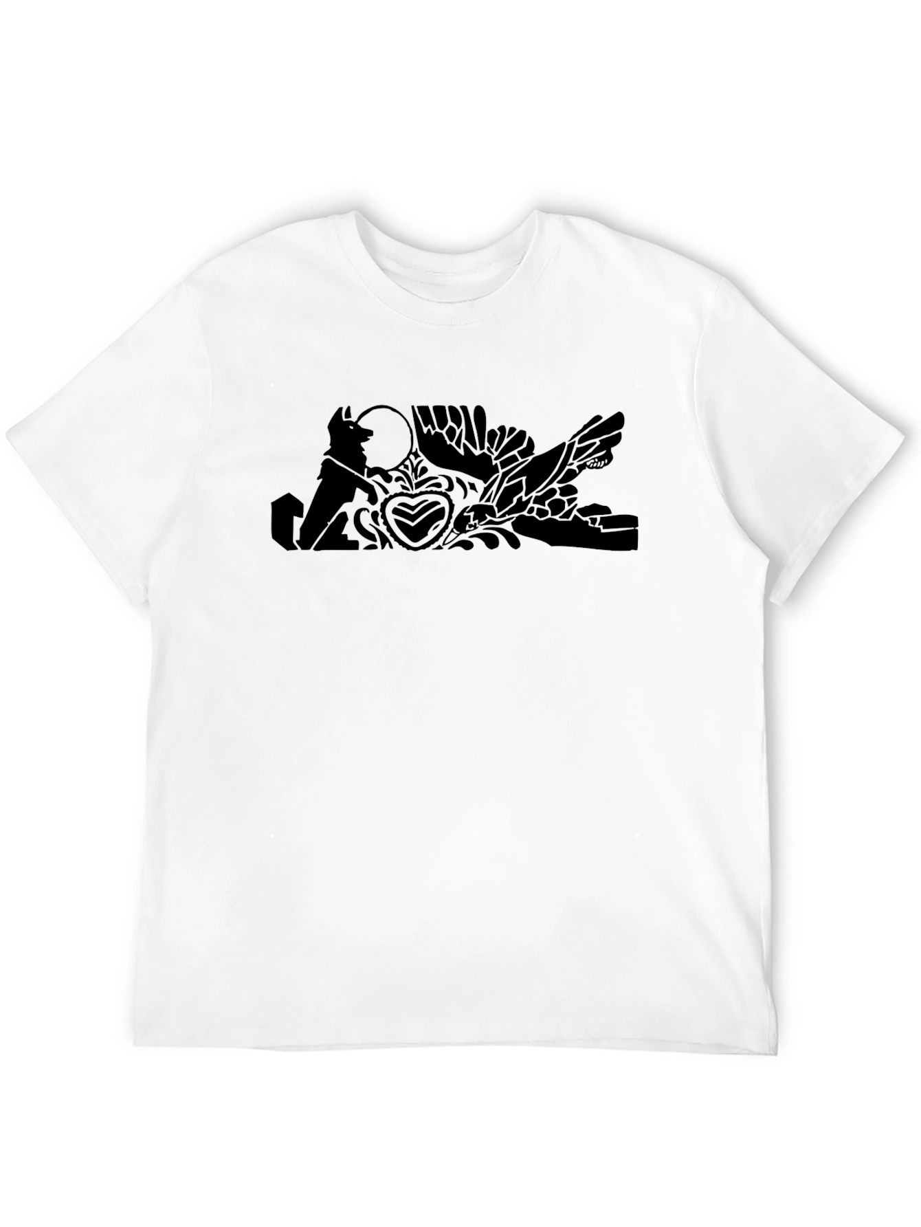 Silhouette Graphic Tee - Black