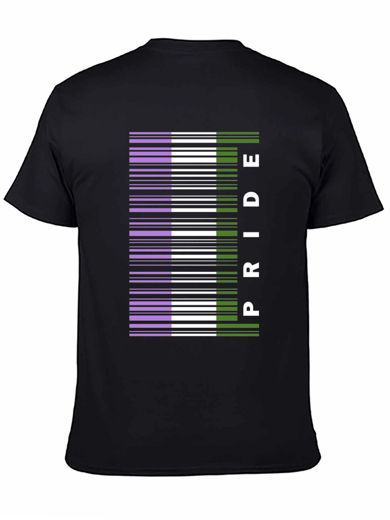 Pride Barcode Graphic Tee - Black