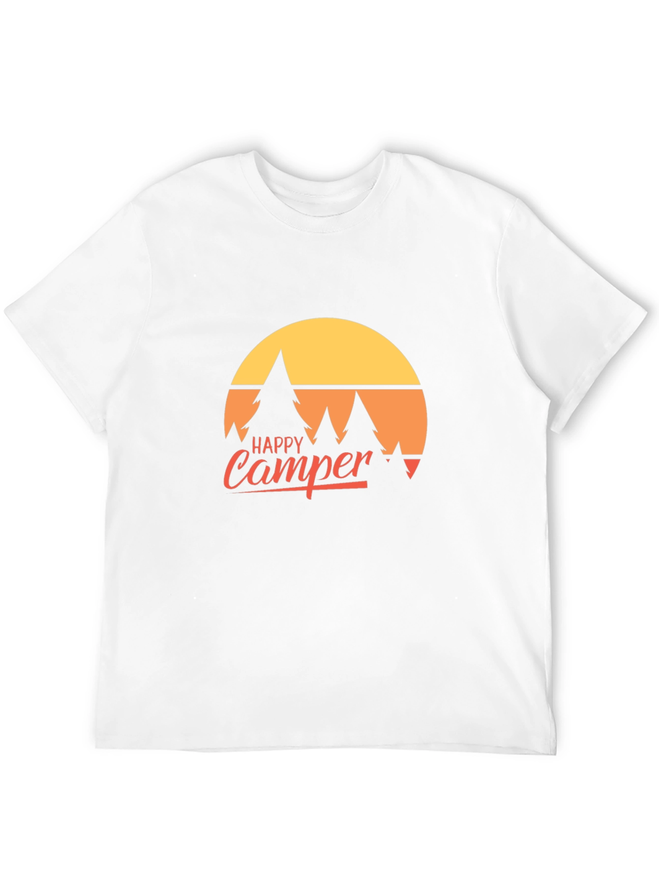 Happy Camper Graphic Tee - Adventure Awaits!