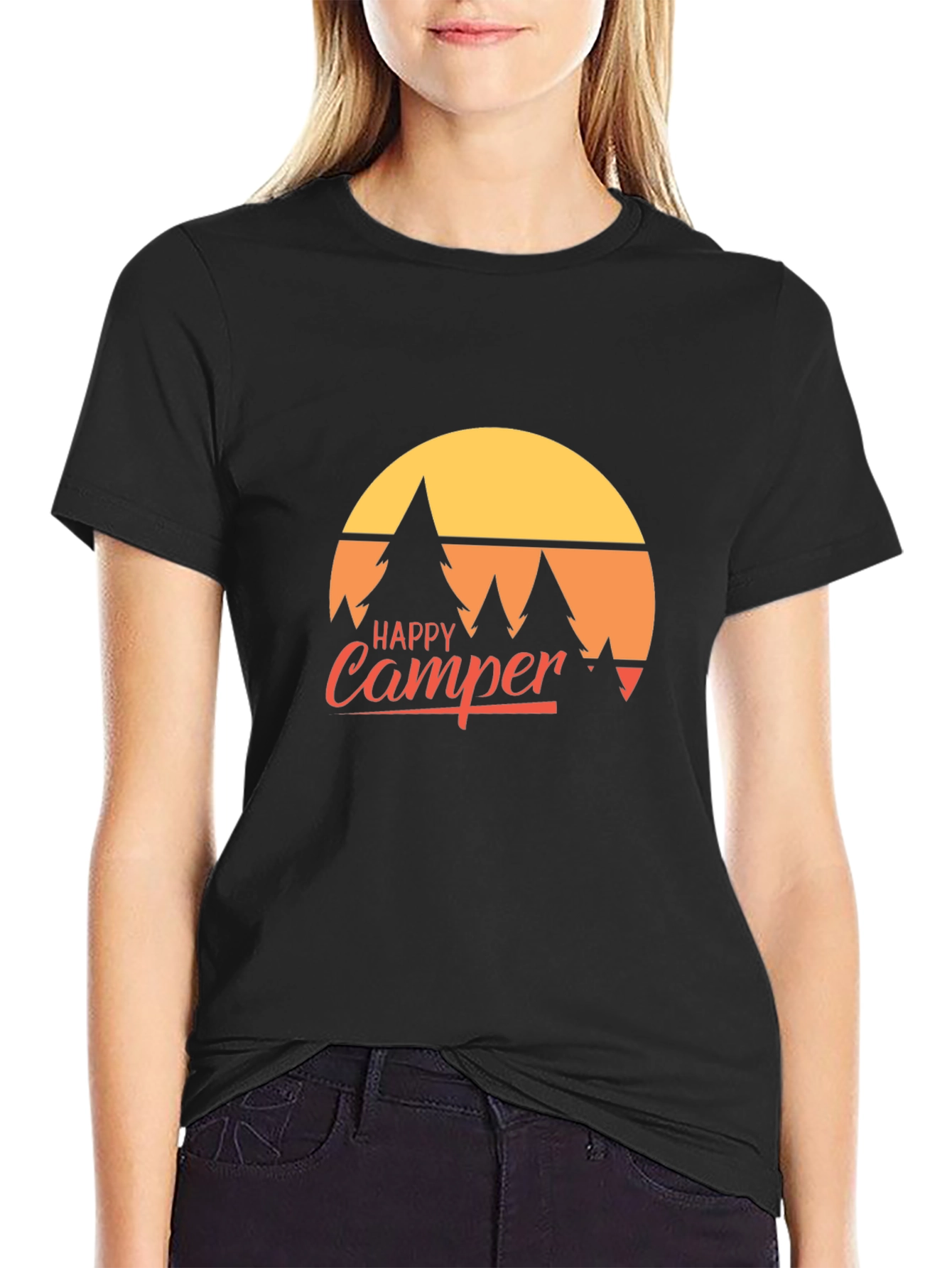 Happy Camper Graphic Tee - Adventure Awaits!