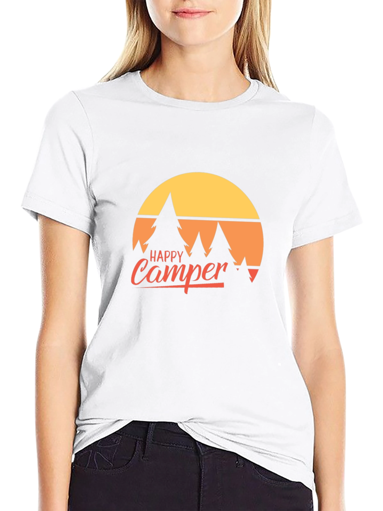 Happy Camper Graphic Tee - Adventure Awaits!