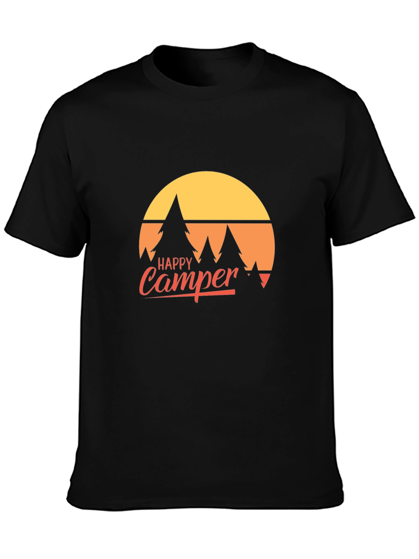 Happy Camper Graphic Tee - Adventure Awaits!