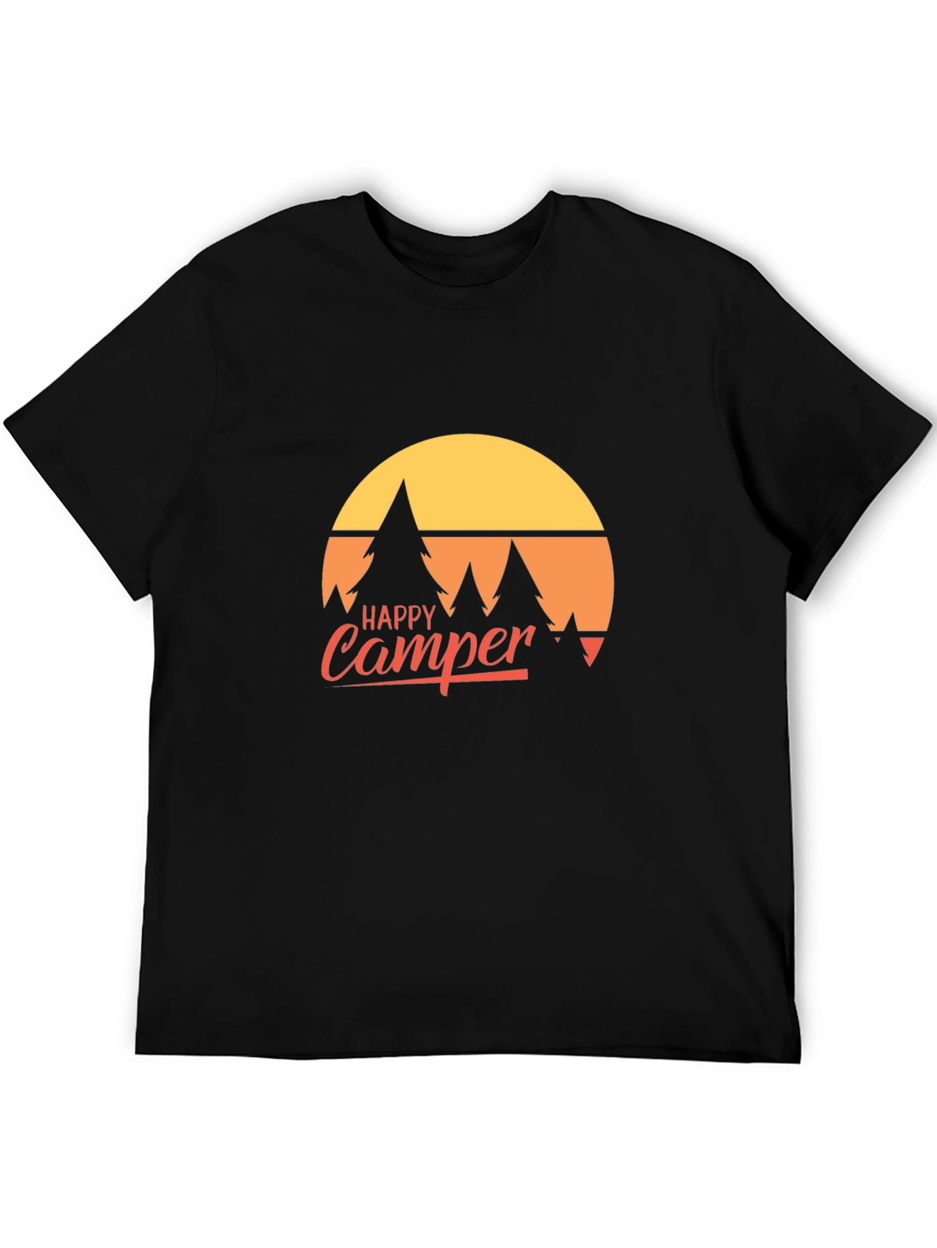 Happy Camper Graphic Tee - Adventure Awaits!