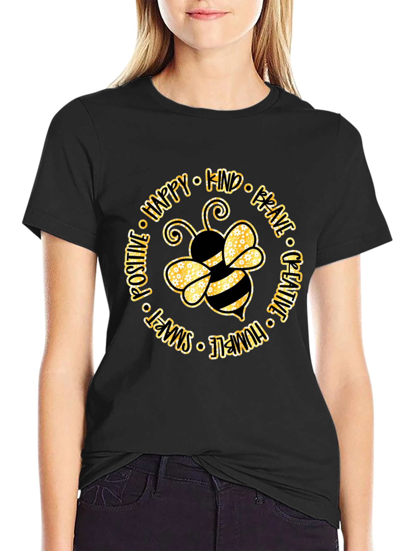 Bee Kind Graphic Tee - Positive Vibes Shirt