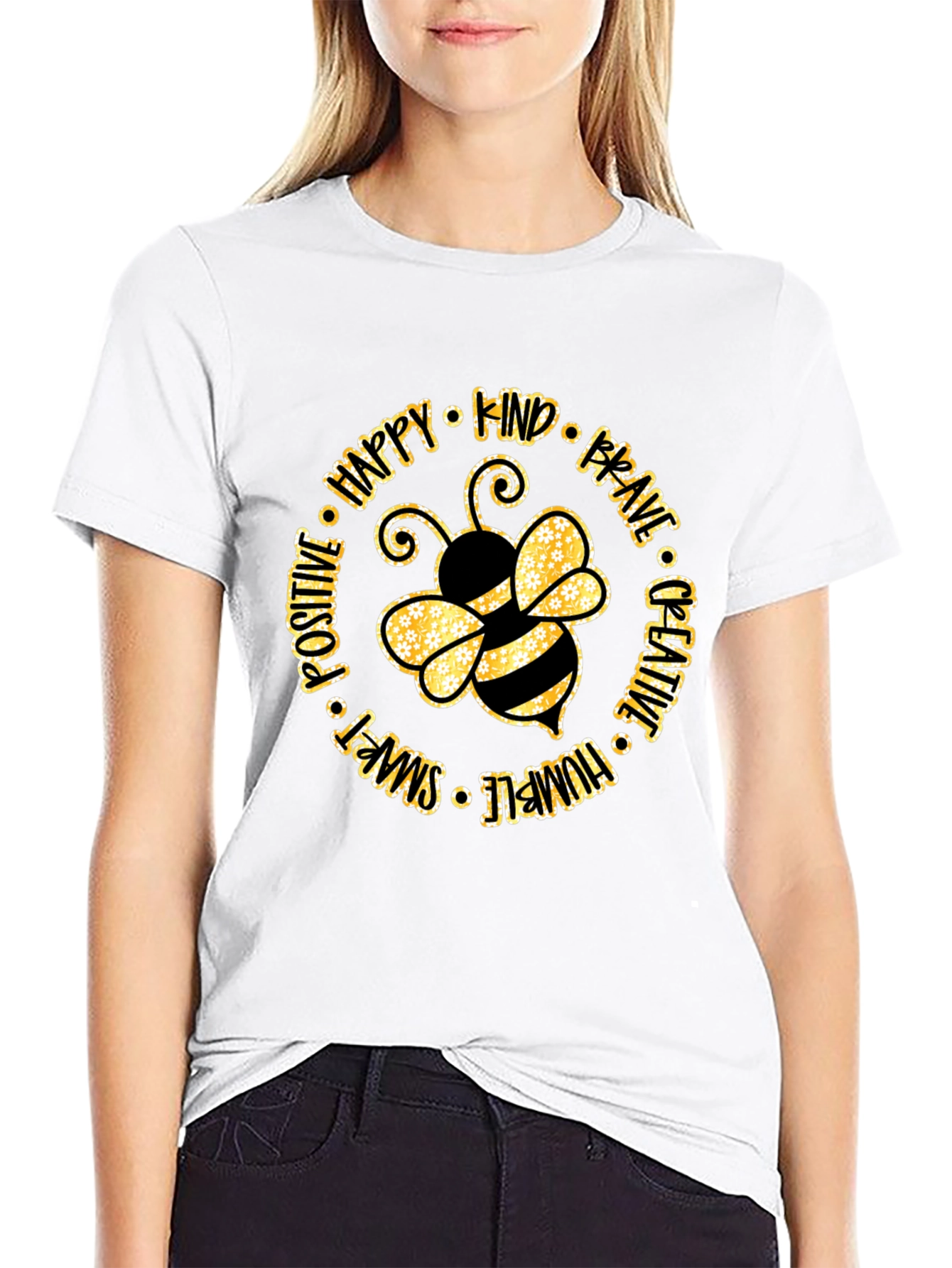 Bee Kind Graphic Tee - Positive Vibes Shirt