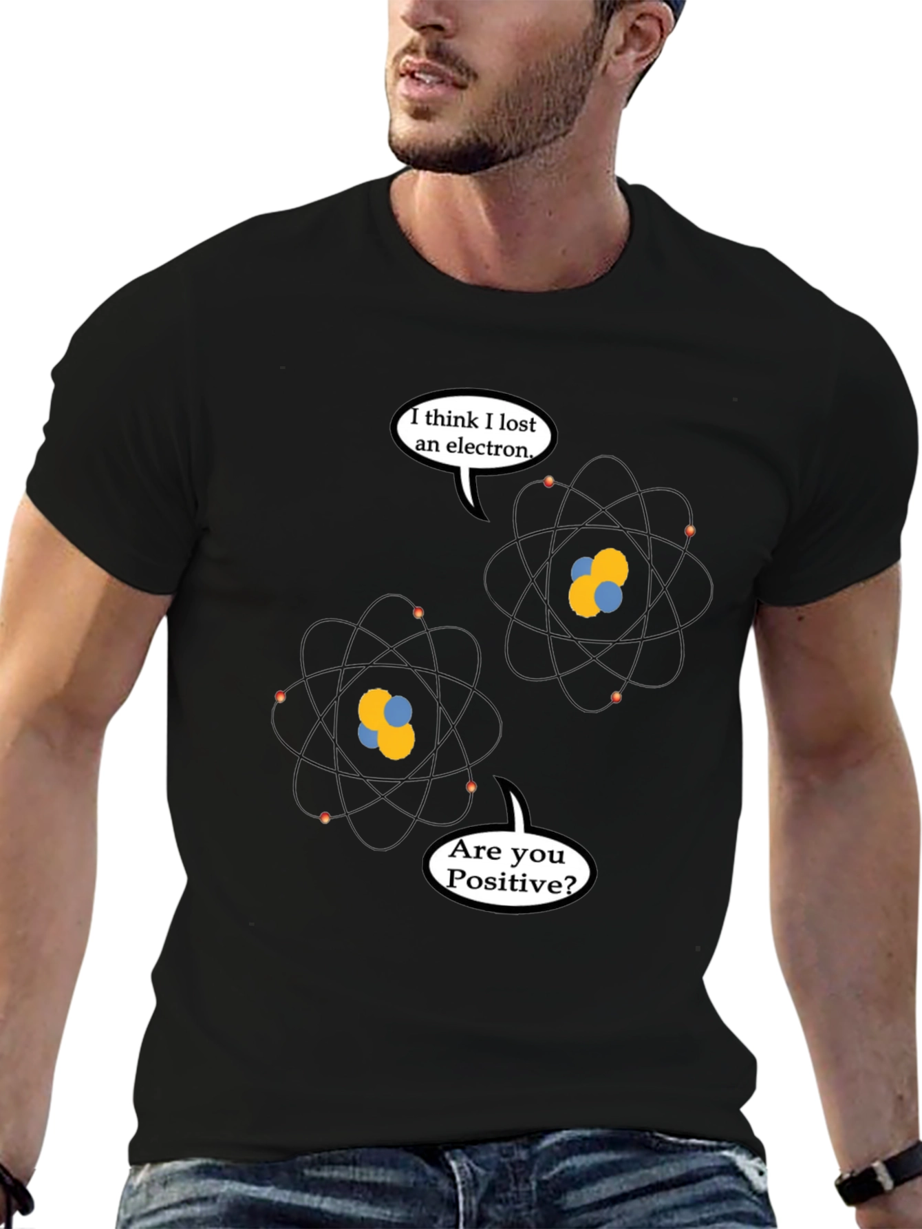 Funny Physics Pun T-Shirt - Lost Electron