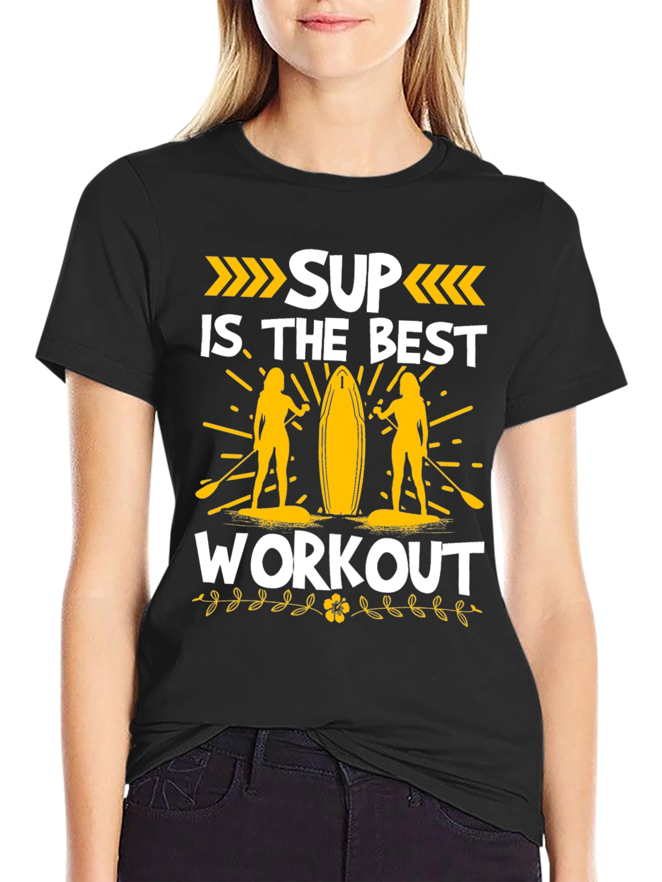 SUP Workout T-Shirt: Stand-Up Paddle Boarding