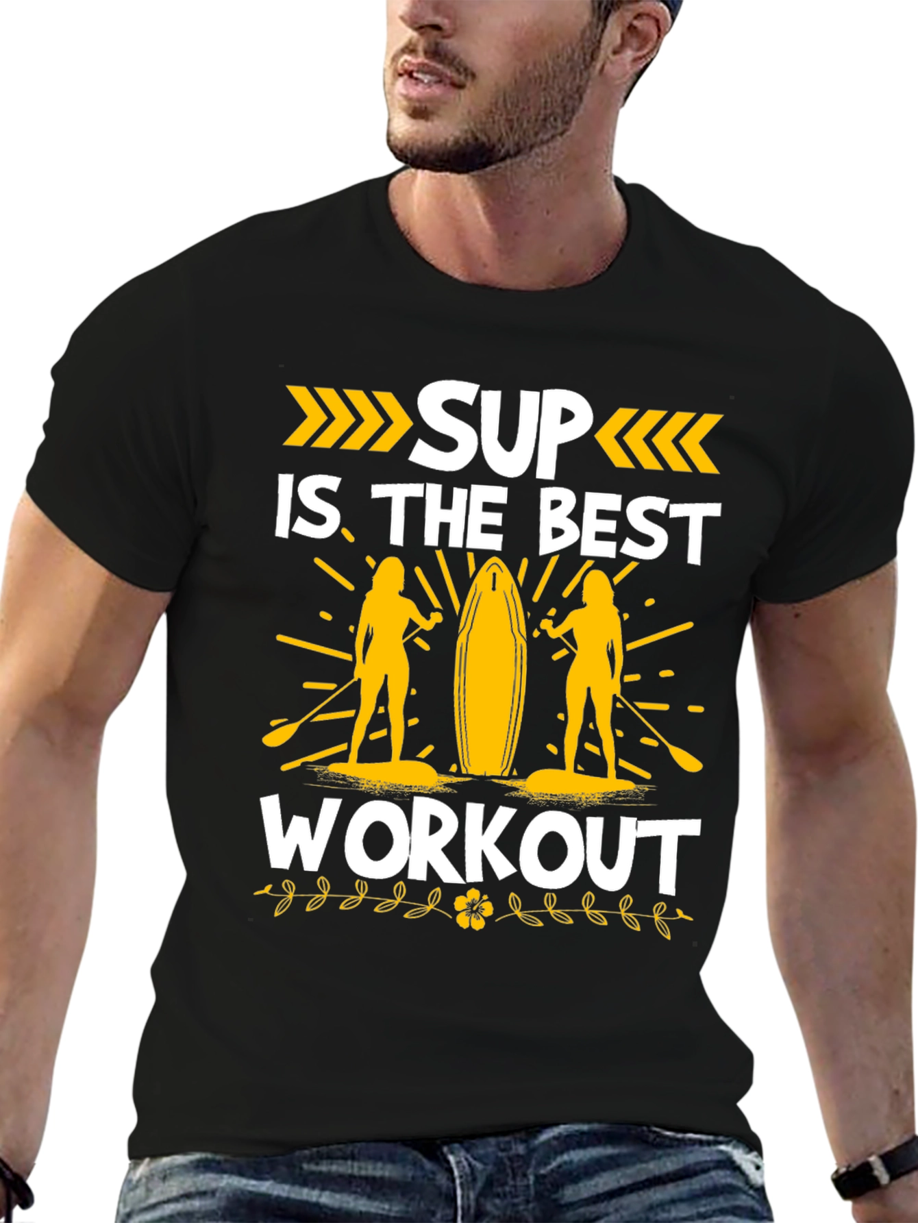 SUP Workout T-Shirt: Stand-Up Paddle Boarding