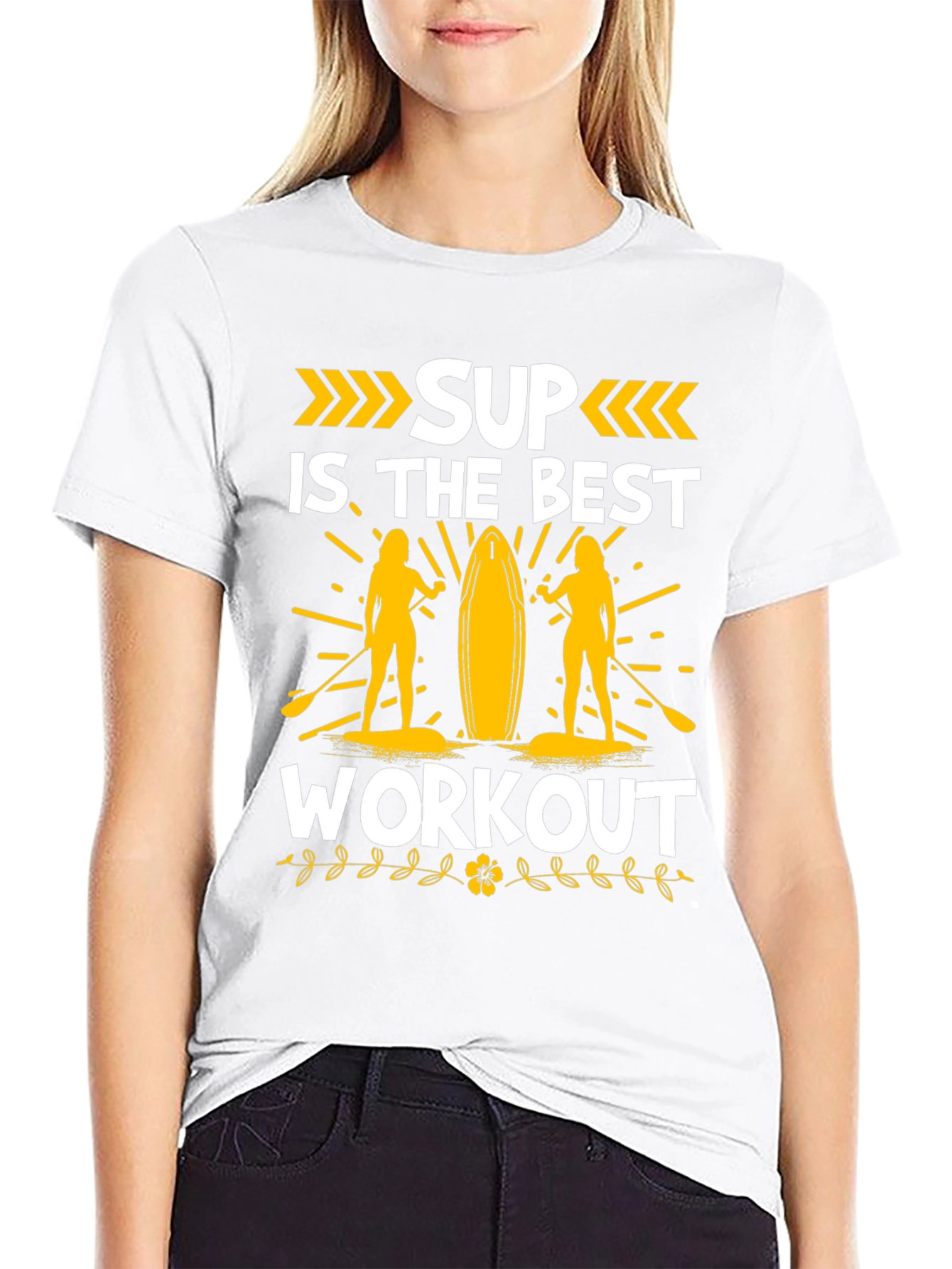 SUP Workout T-Shirt: Stand-Up Paddle Boarding