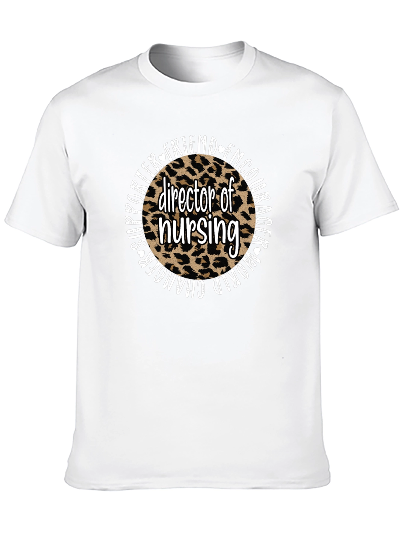 Director of Nursing Leopard Print T-Shirt