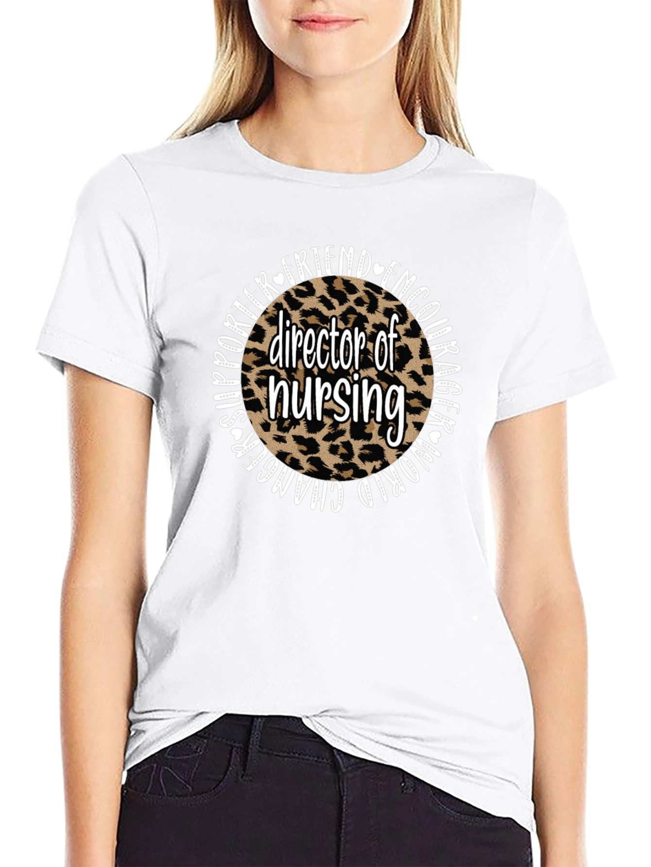 Director of Nursing Leopard Print T-Shirt