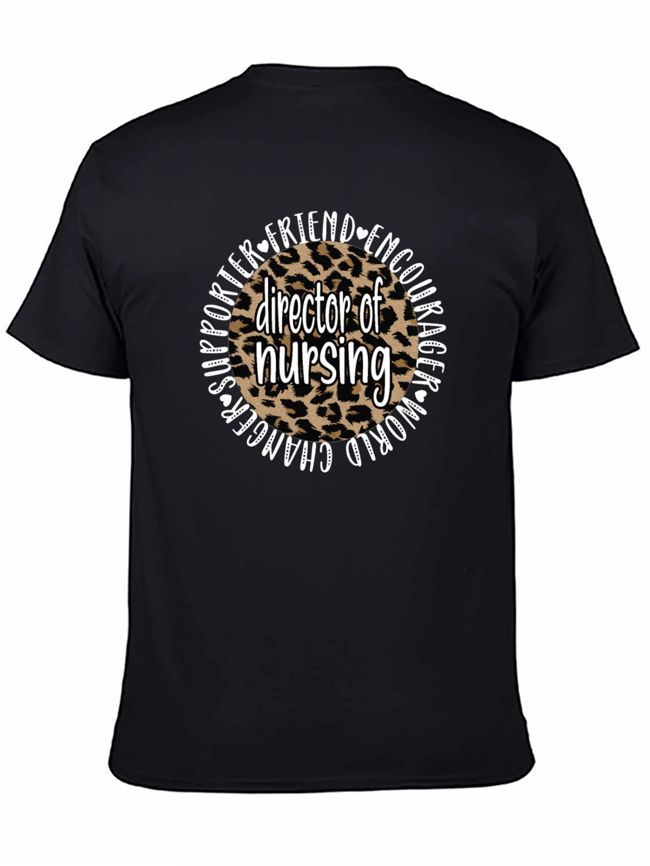 Director of Nursing Leopard Print T-Shirt
