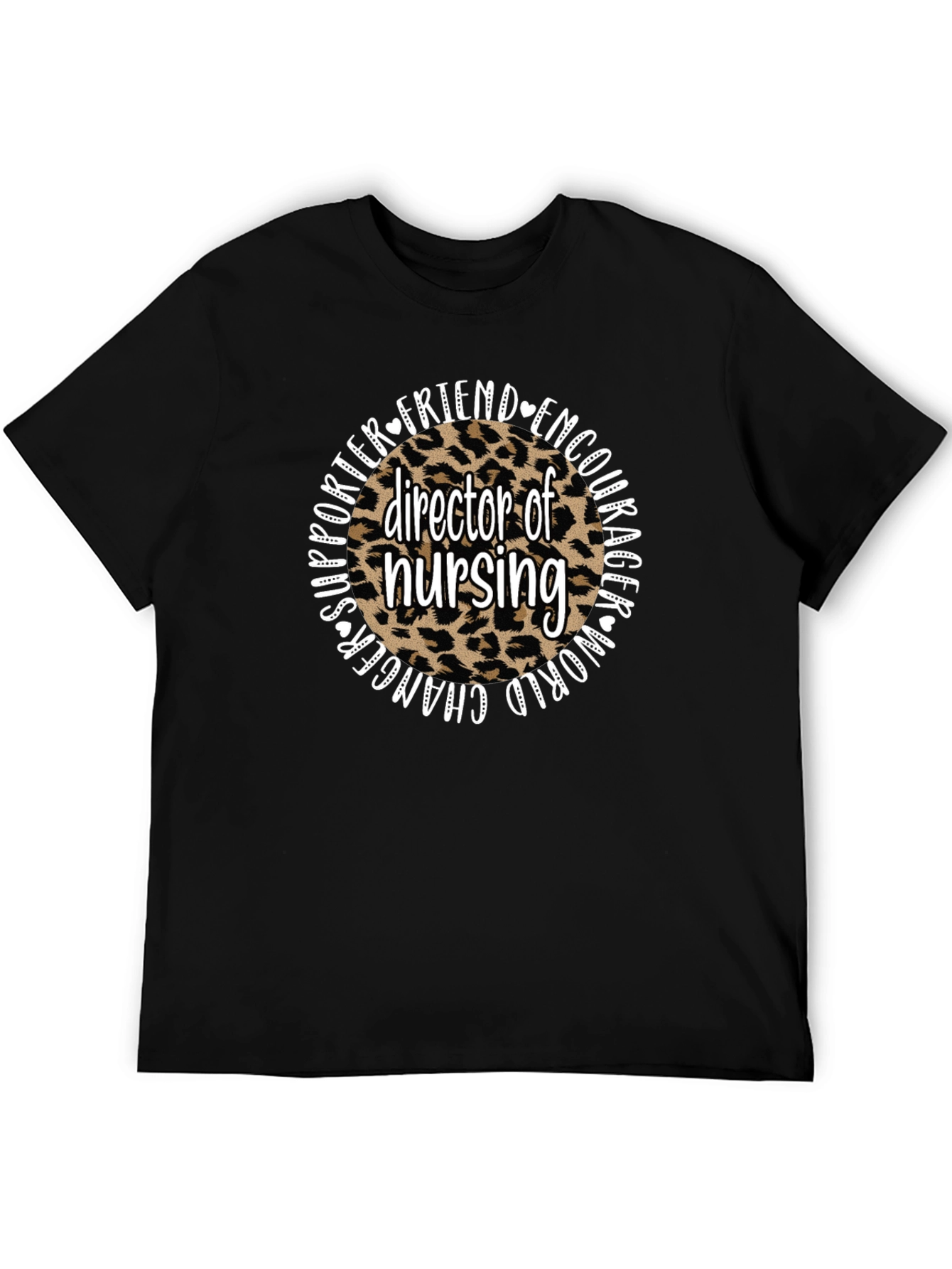 Director of Nursing Leopard Print T-Shirt