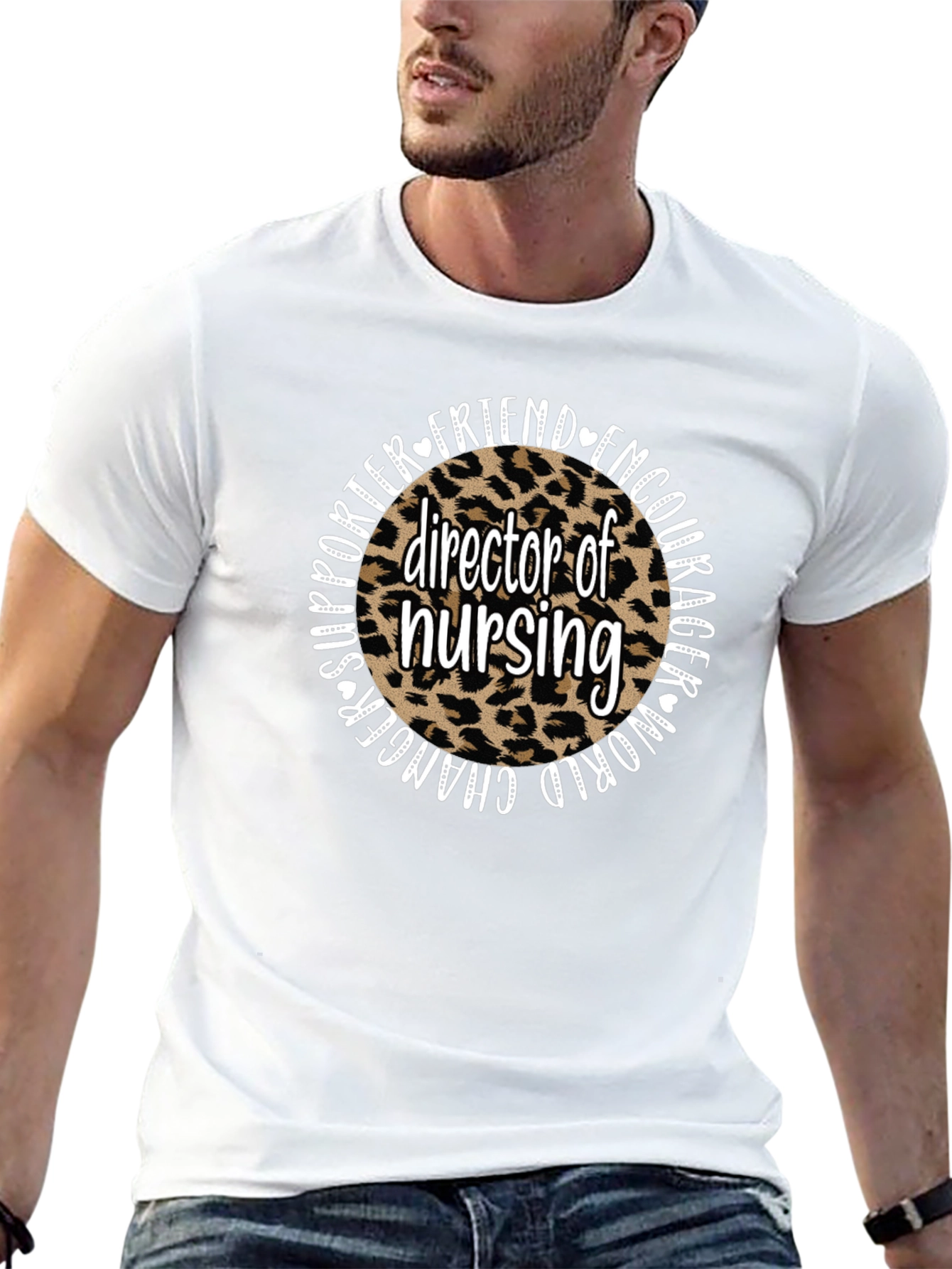 Director of Nursing Leopard Print T-Shirt