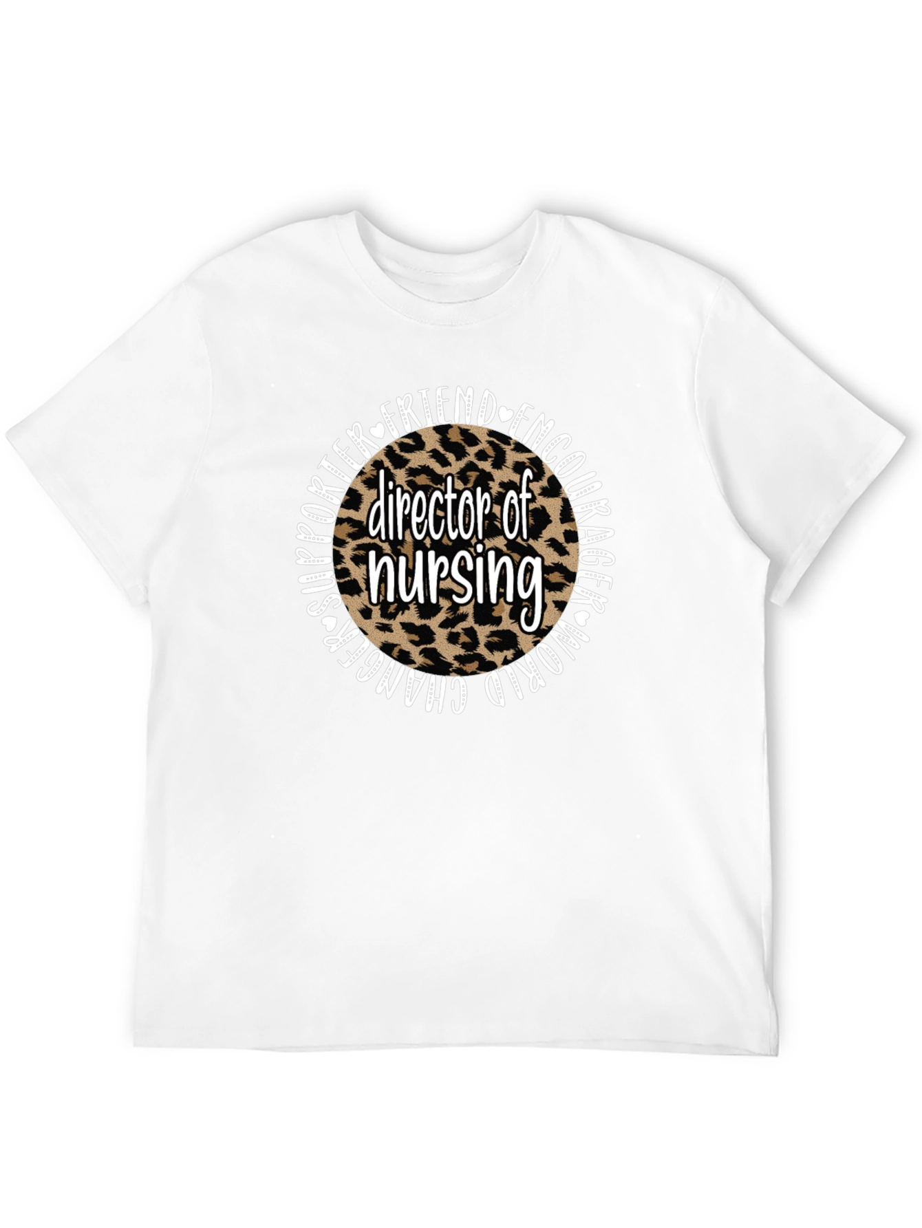 Director of Nursing Leopard Print T-Shirt