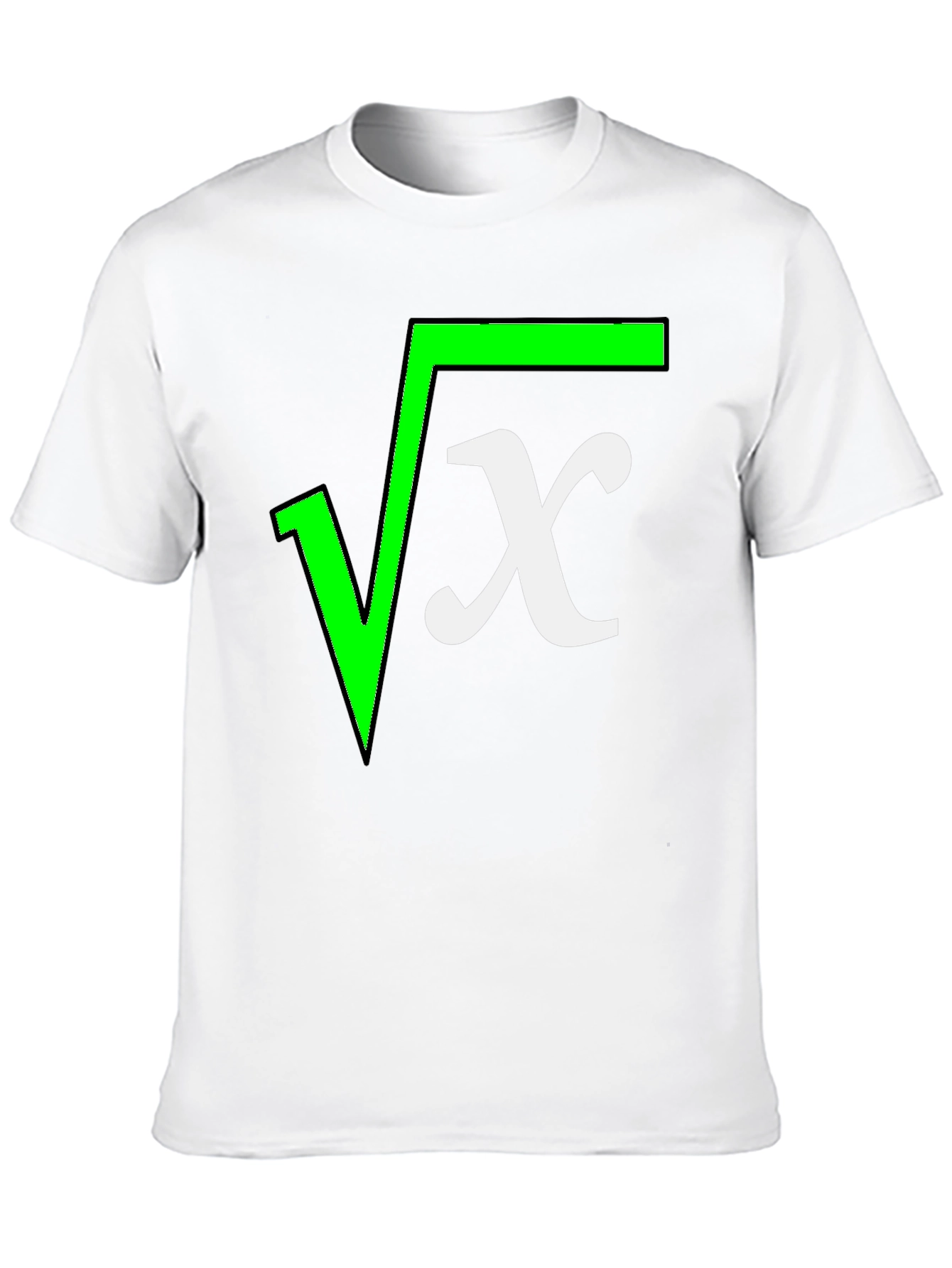 Square Root X Funny Math T-Shirt