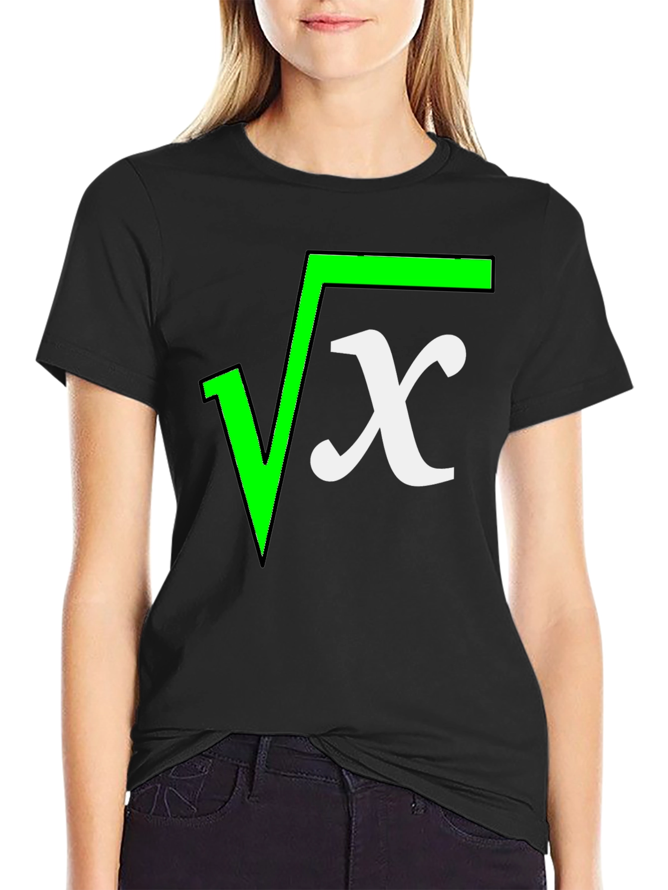 Square Root X Funny Math T-Shirt