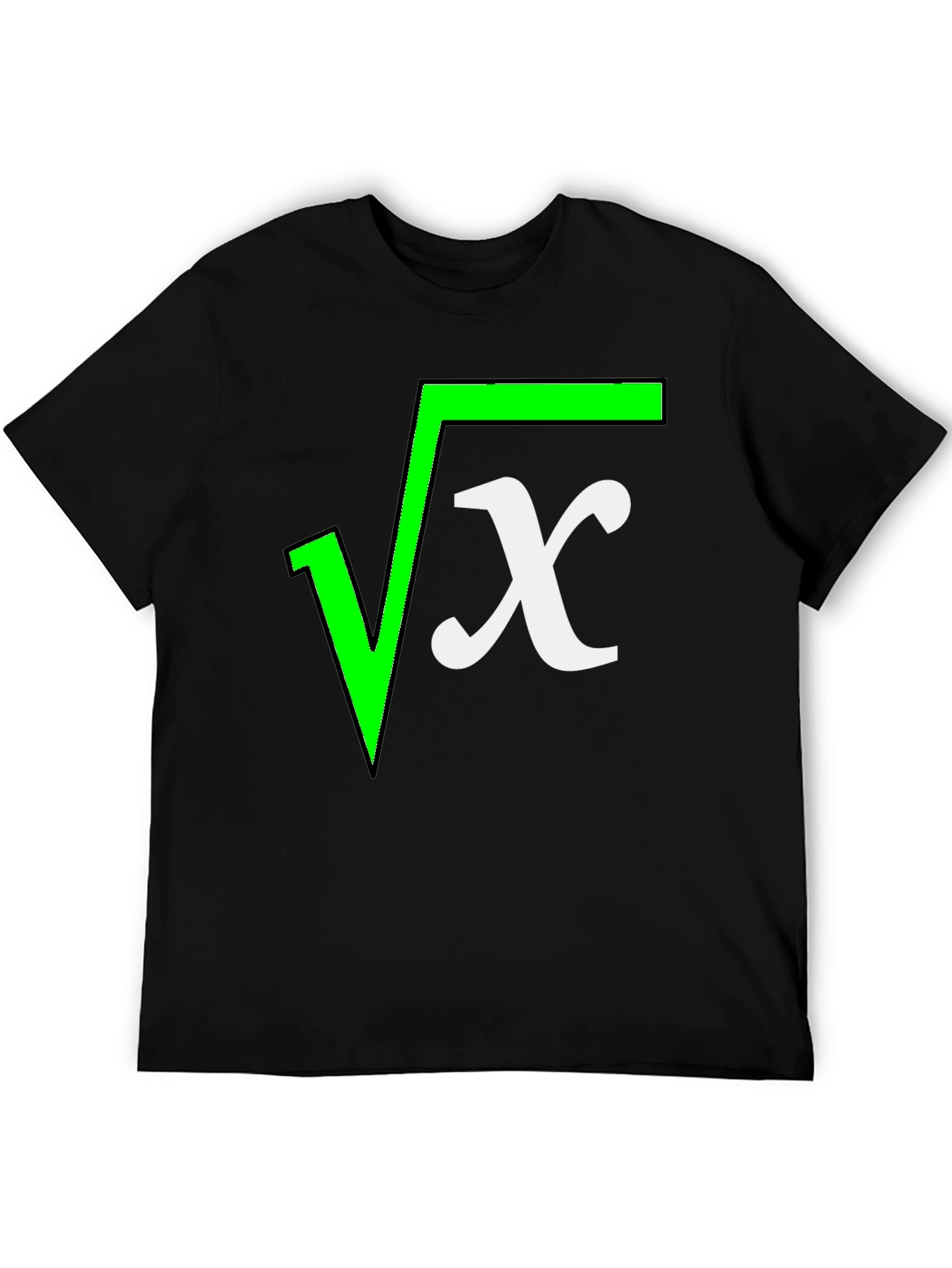 Square Root X Funny Math T-Shirt