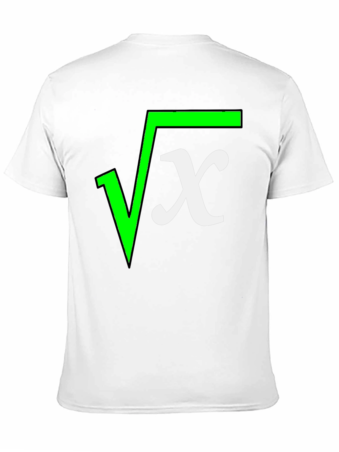Square Root X Funny Math T-Shirt