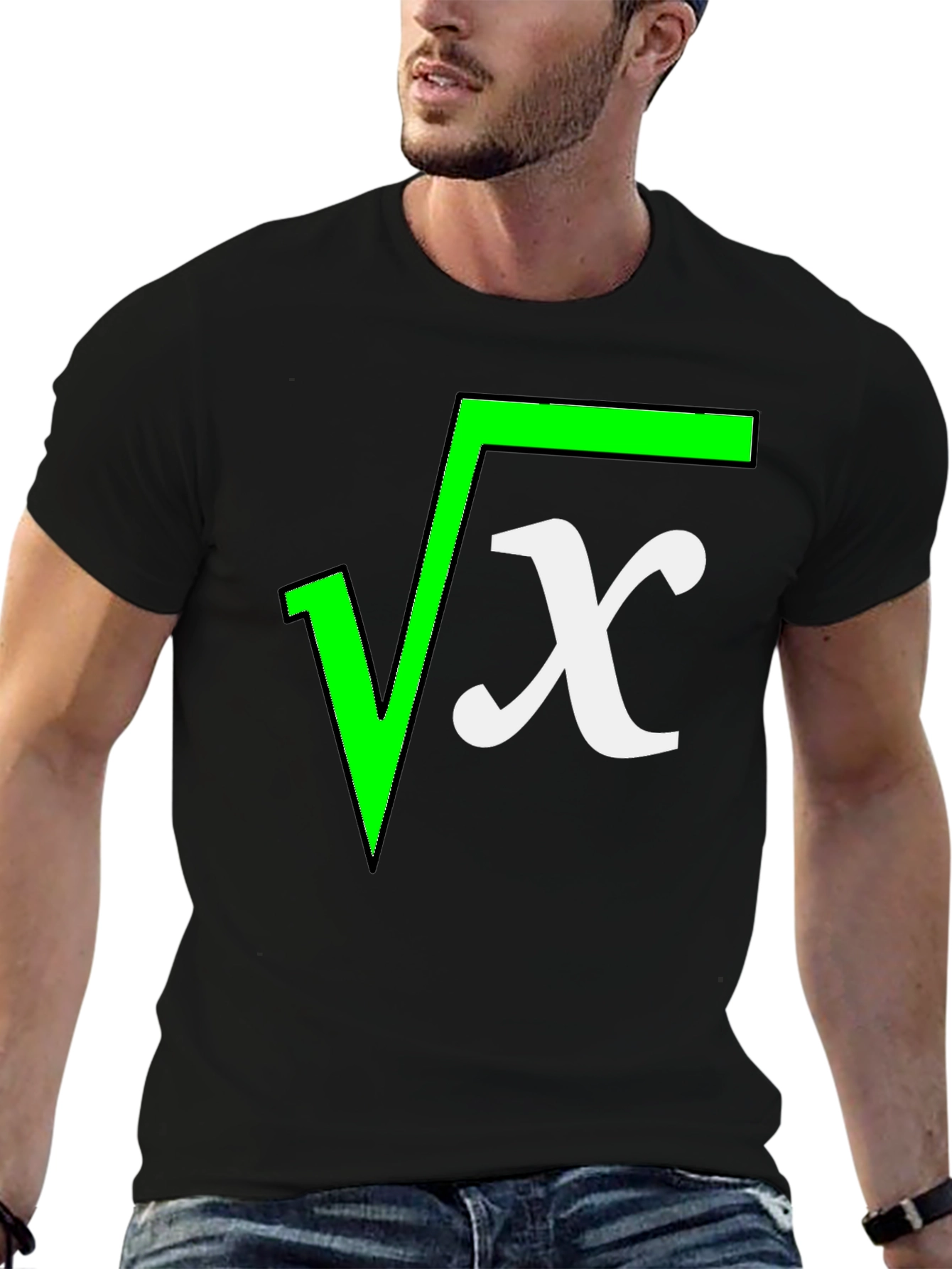 Square Root X Funny Math T-Shirt