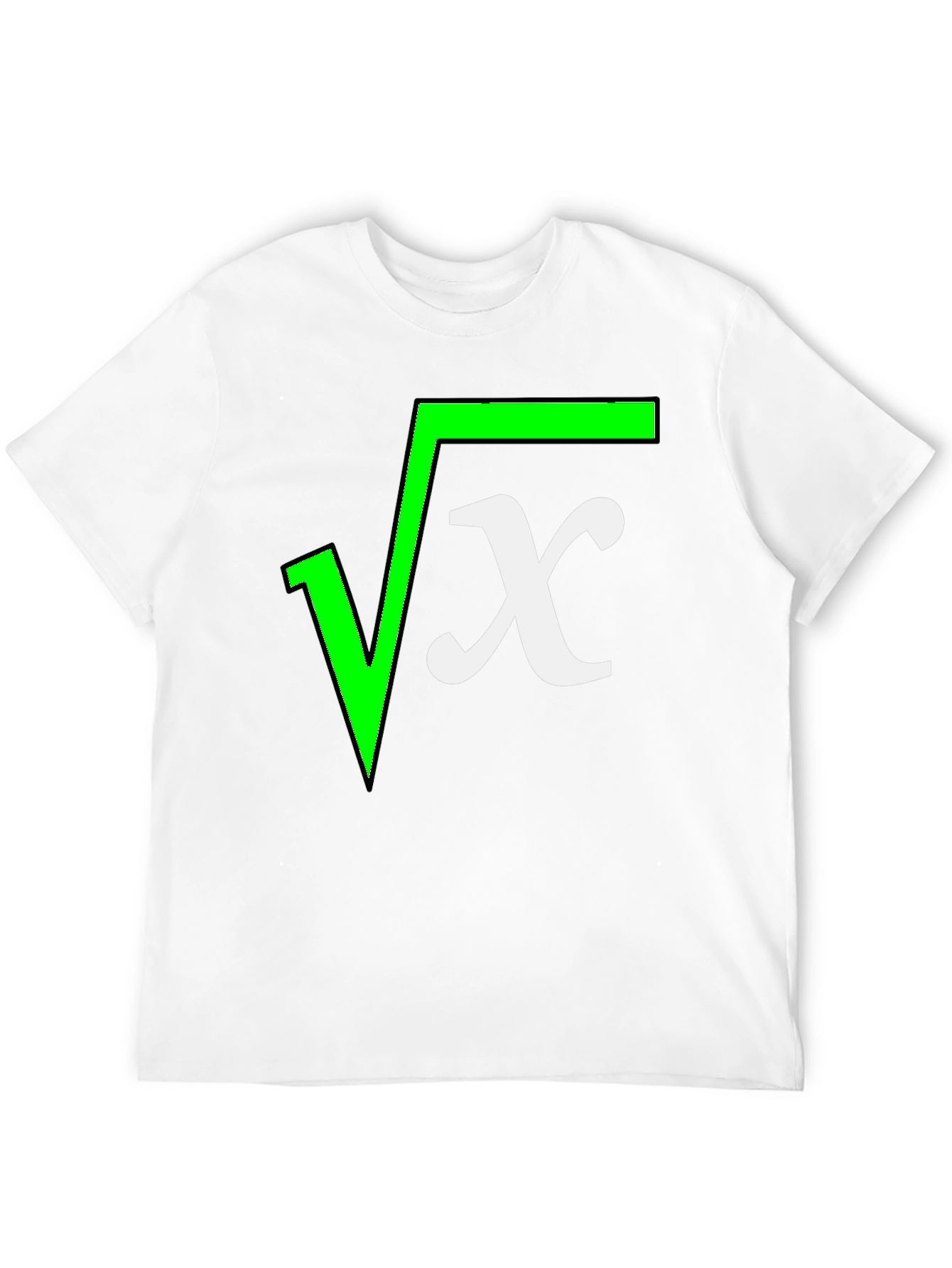 Square Root X Funny Math T-Shirt
