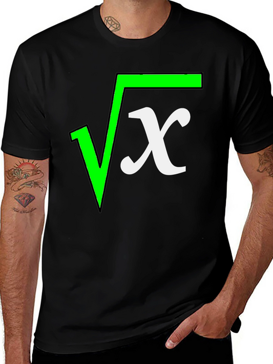 Square Root X Funny Math T-Shirt