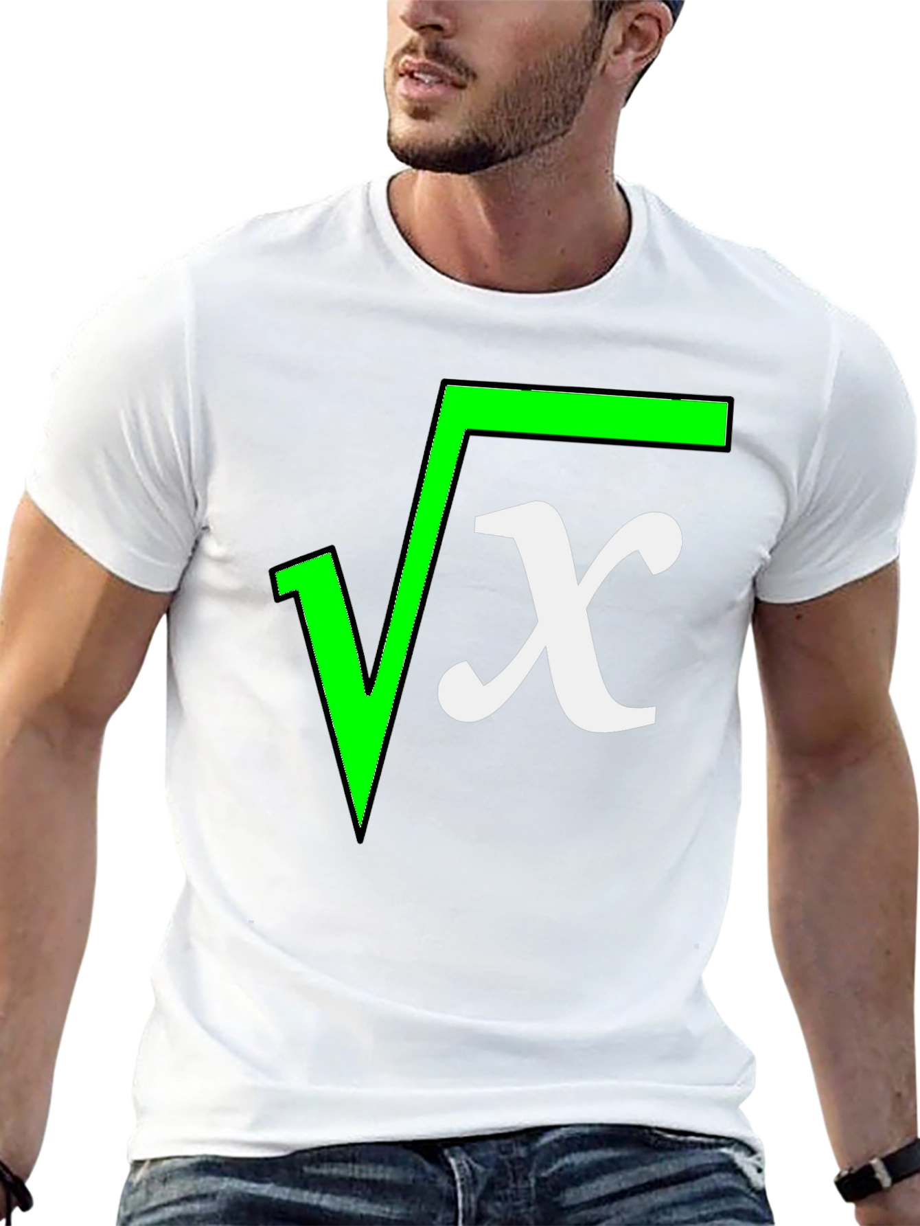 Square Root X Funny Math T-Shirt