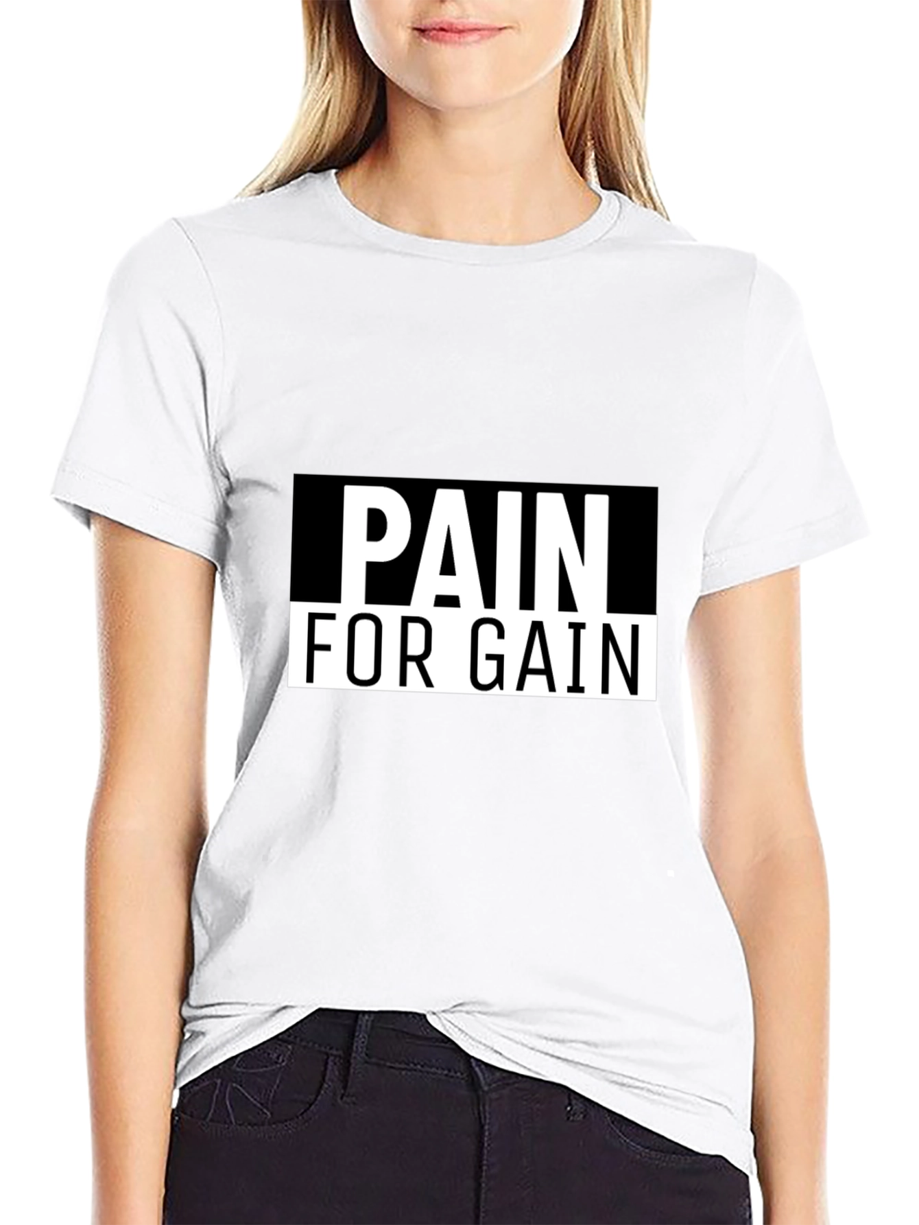 Pain For Gain Black T-Shirt