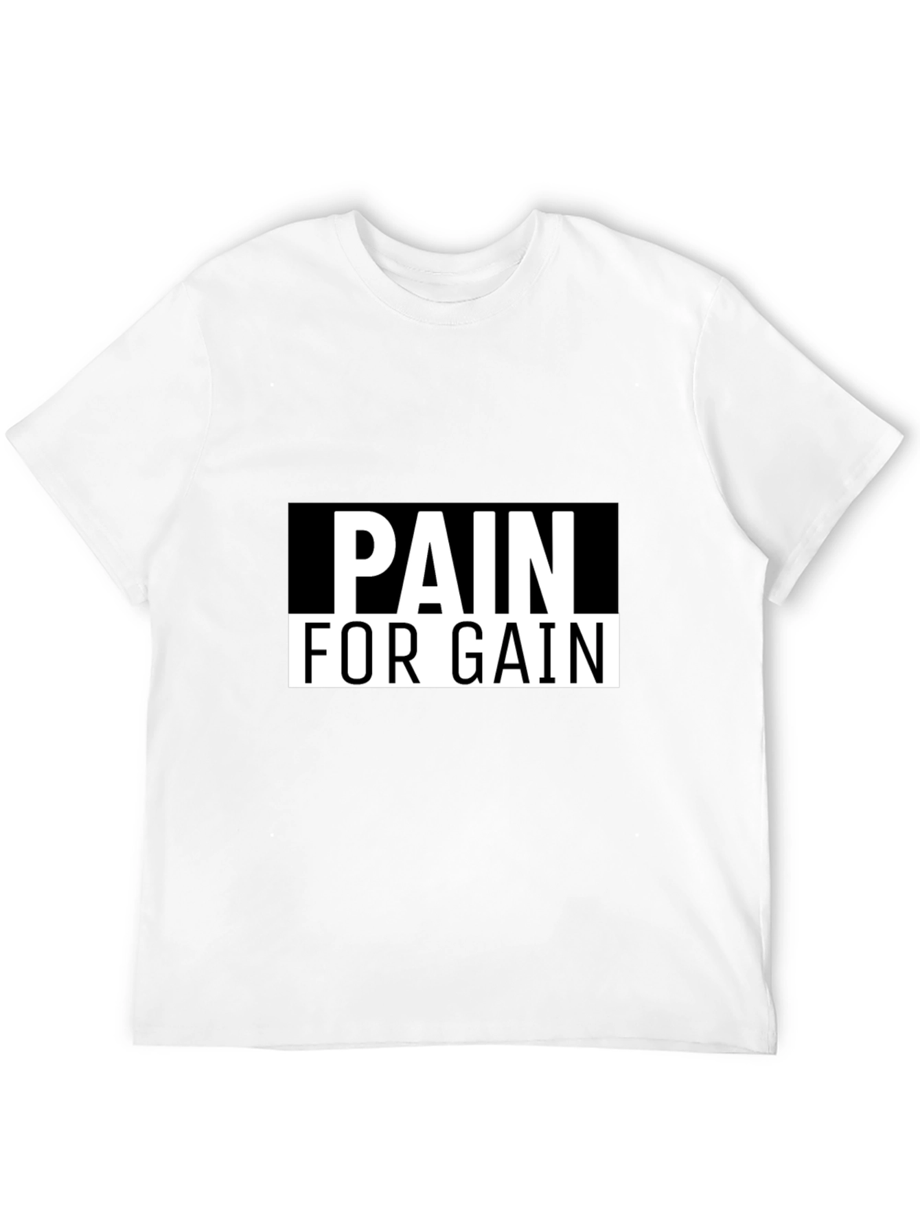 Pain For Gain Black T-Shirt