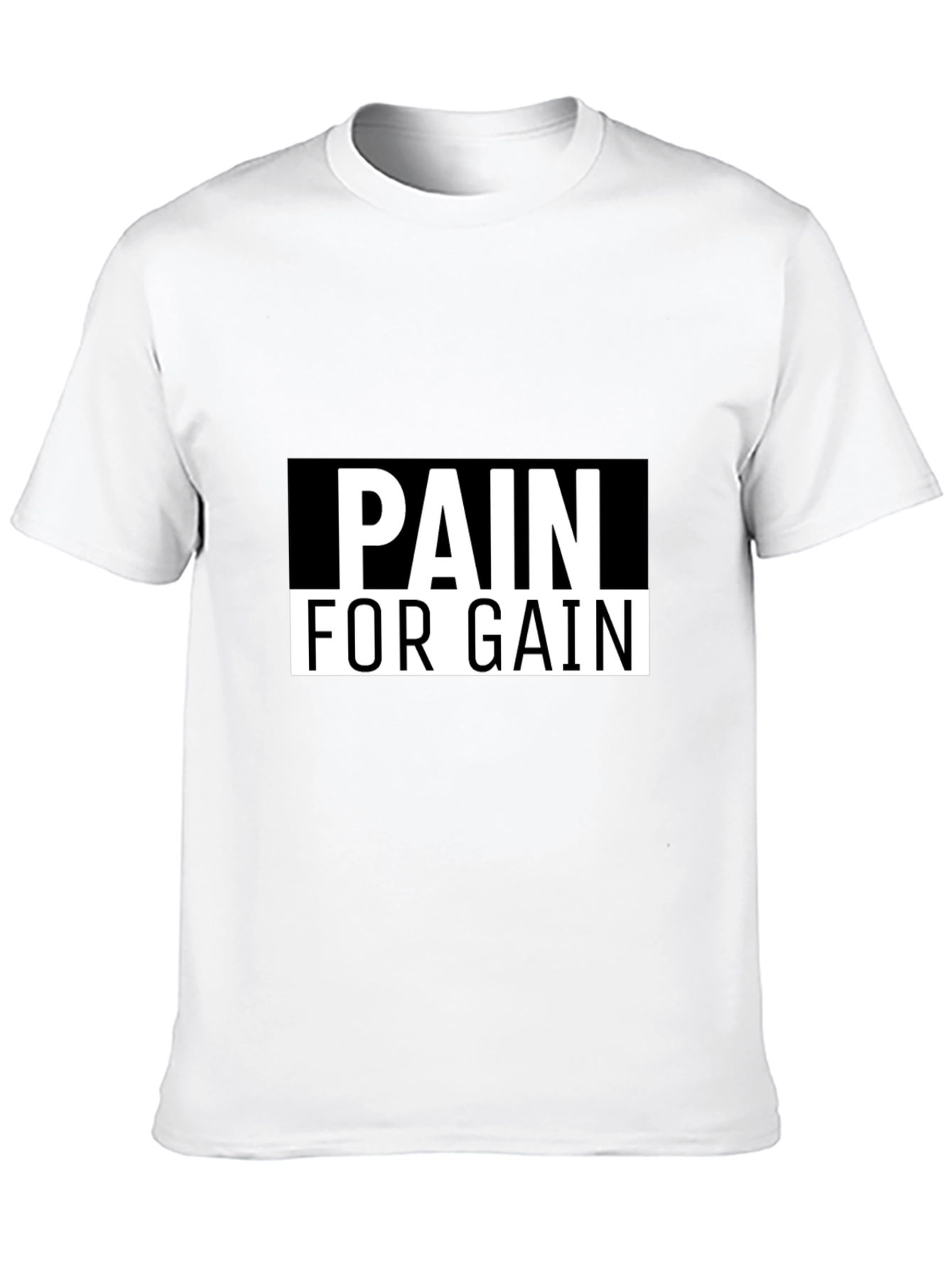 Pain For Gain Black T-Shirt