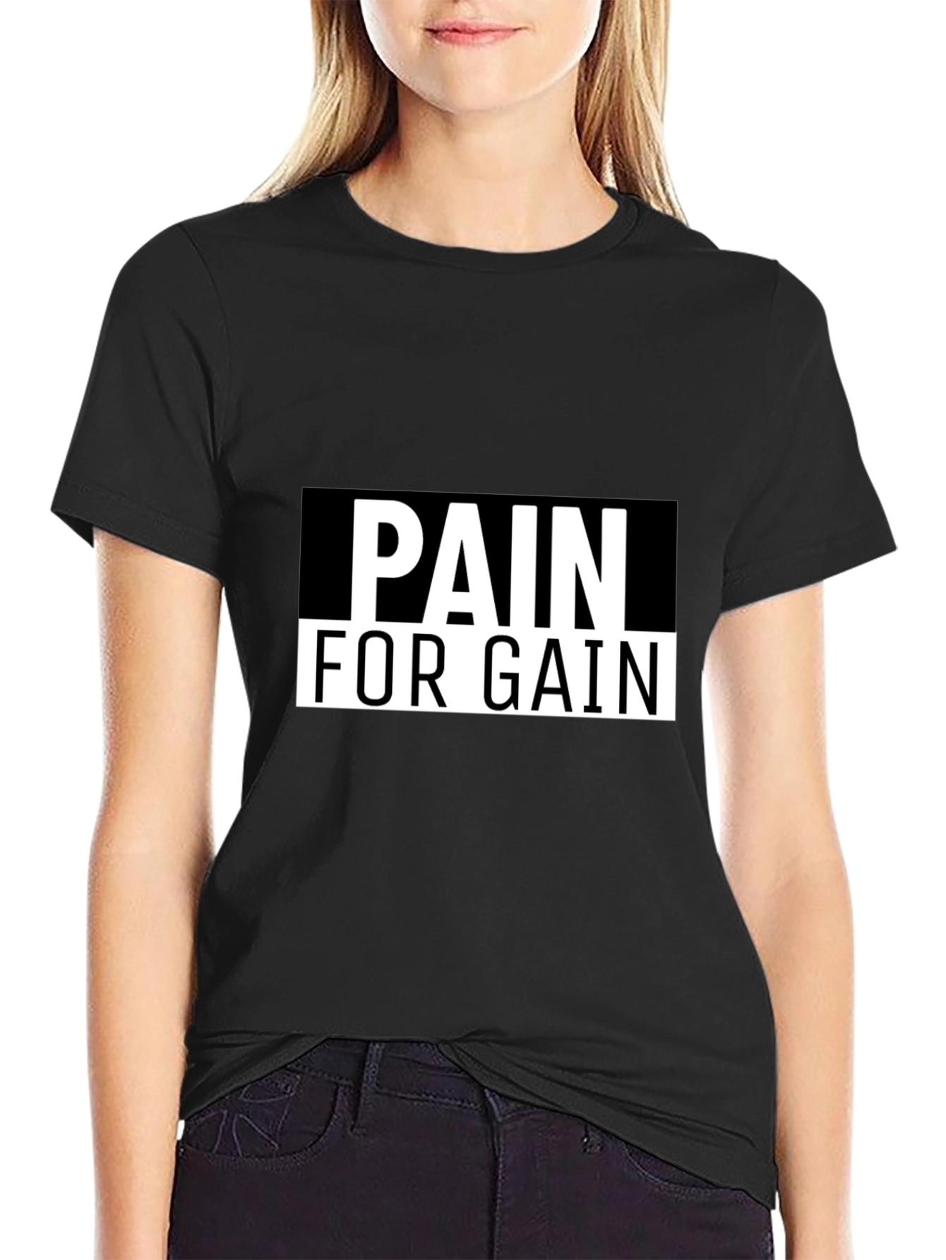 Pain For Gain Black T-Shirt