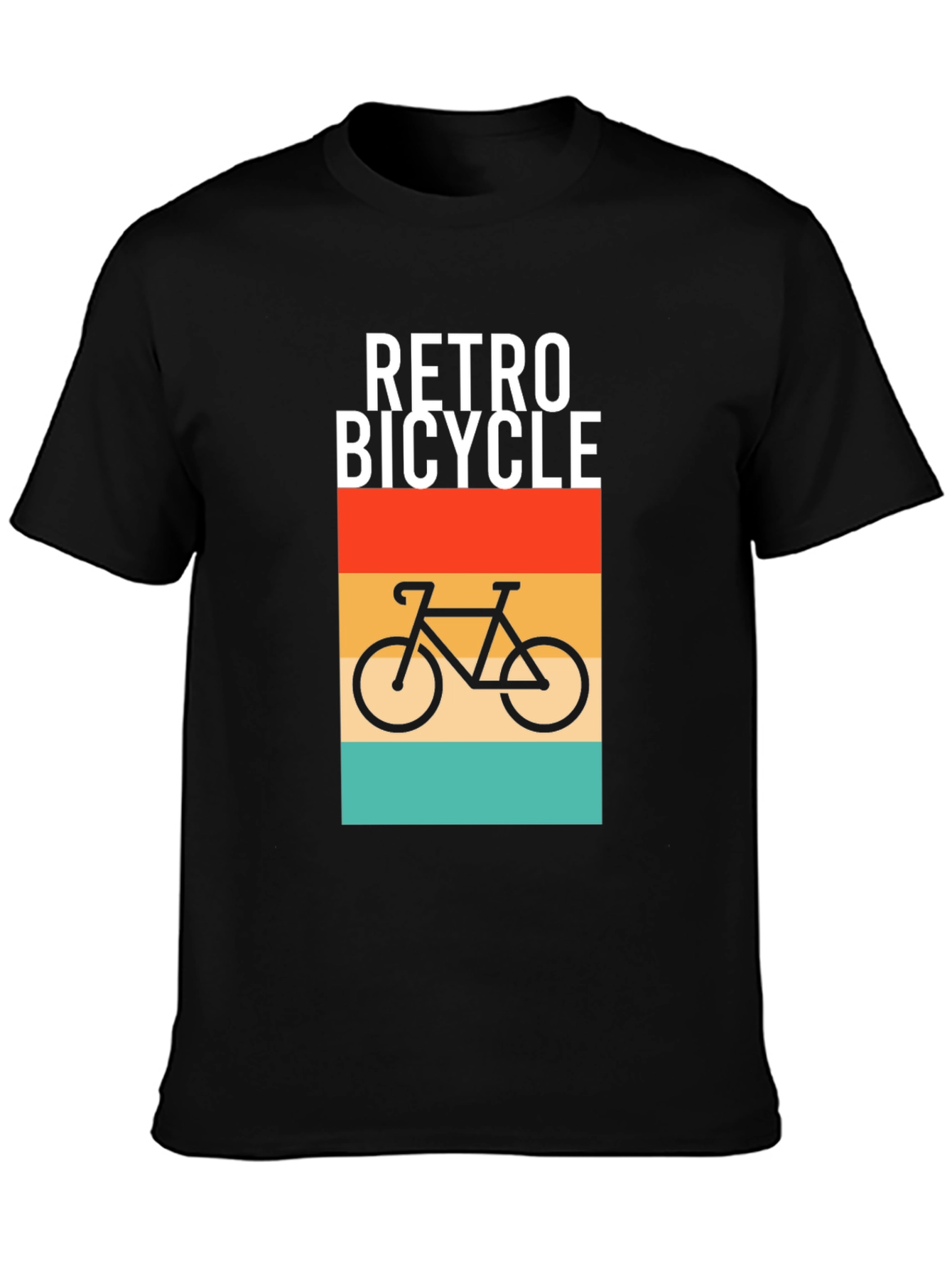 Retro Bicycle Graphic T-Shirt - Stylish Comfort