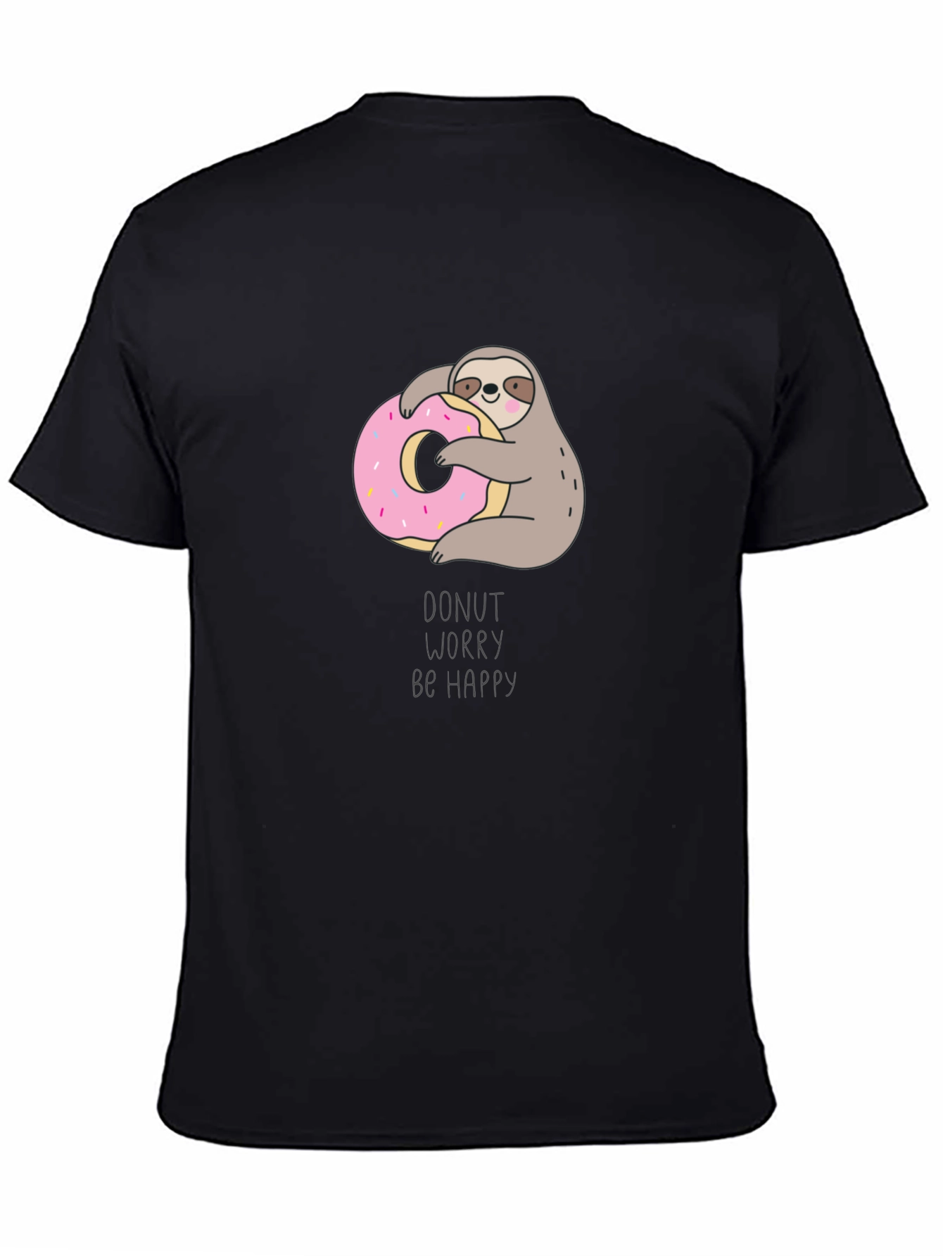 Donut Worry Be Happy Sloth T-Shirt