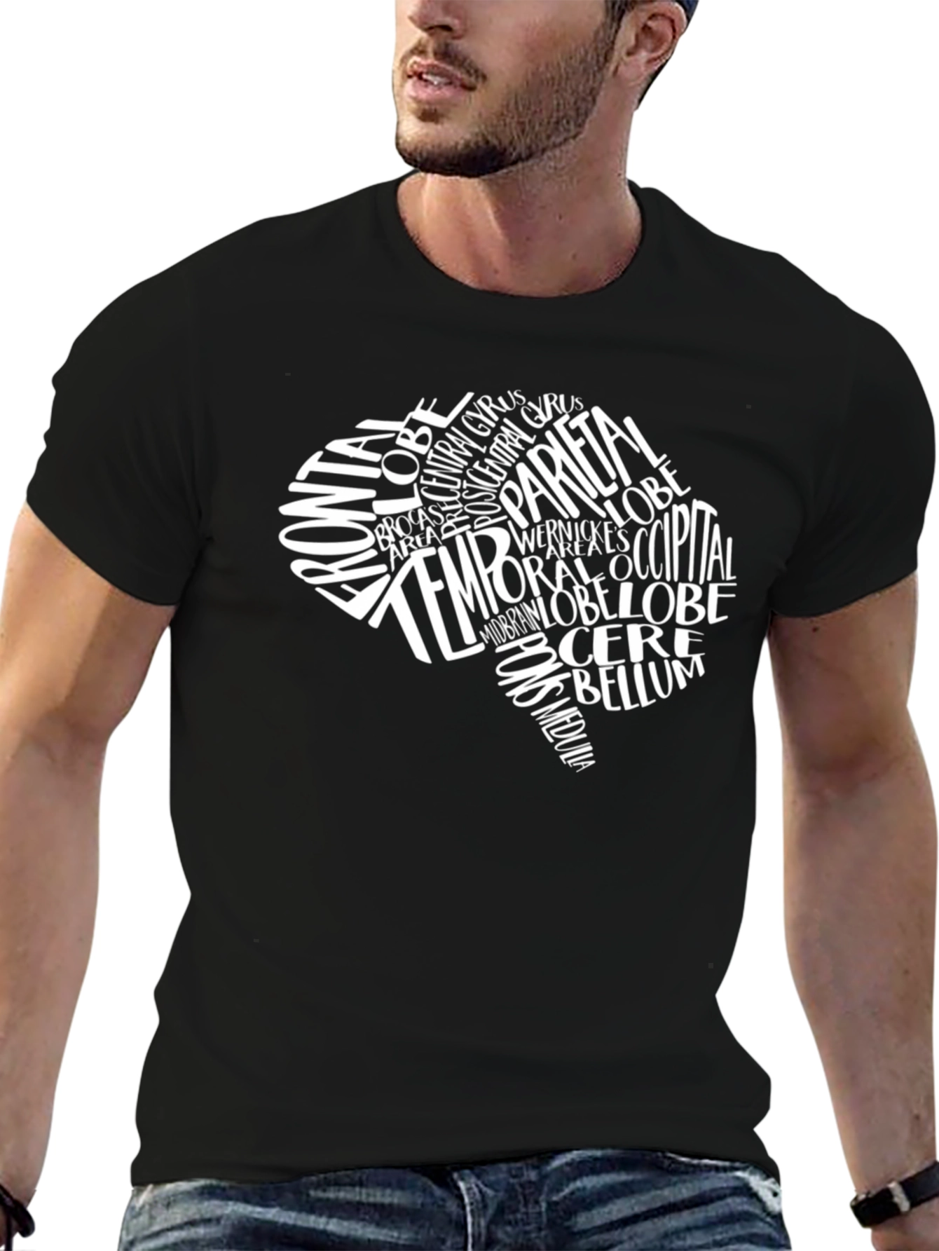Anatomical Brain T-Shirt - Neurology Neurosurgeon Gift