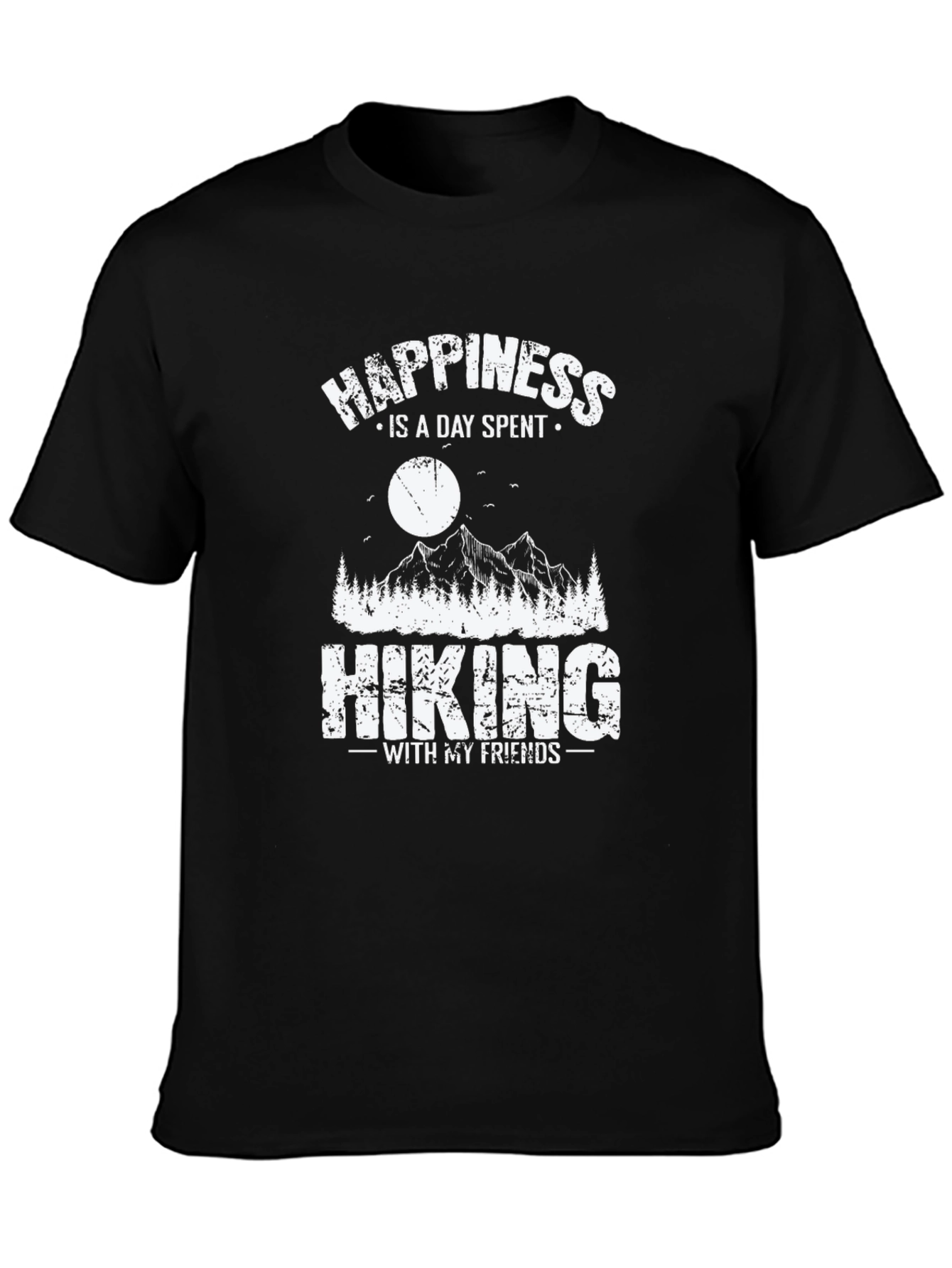 Happiness is Hiking Graphic T-Shirt