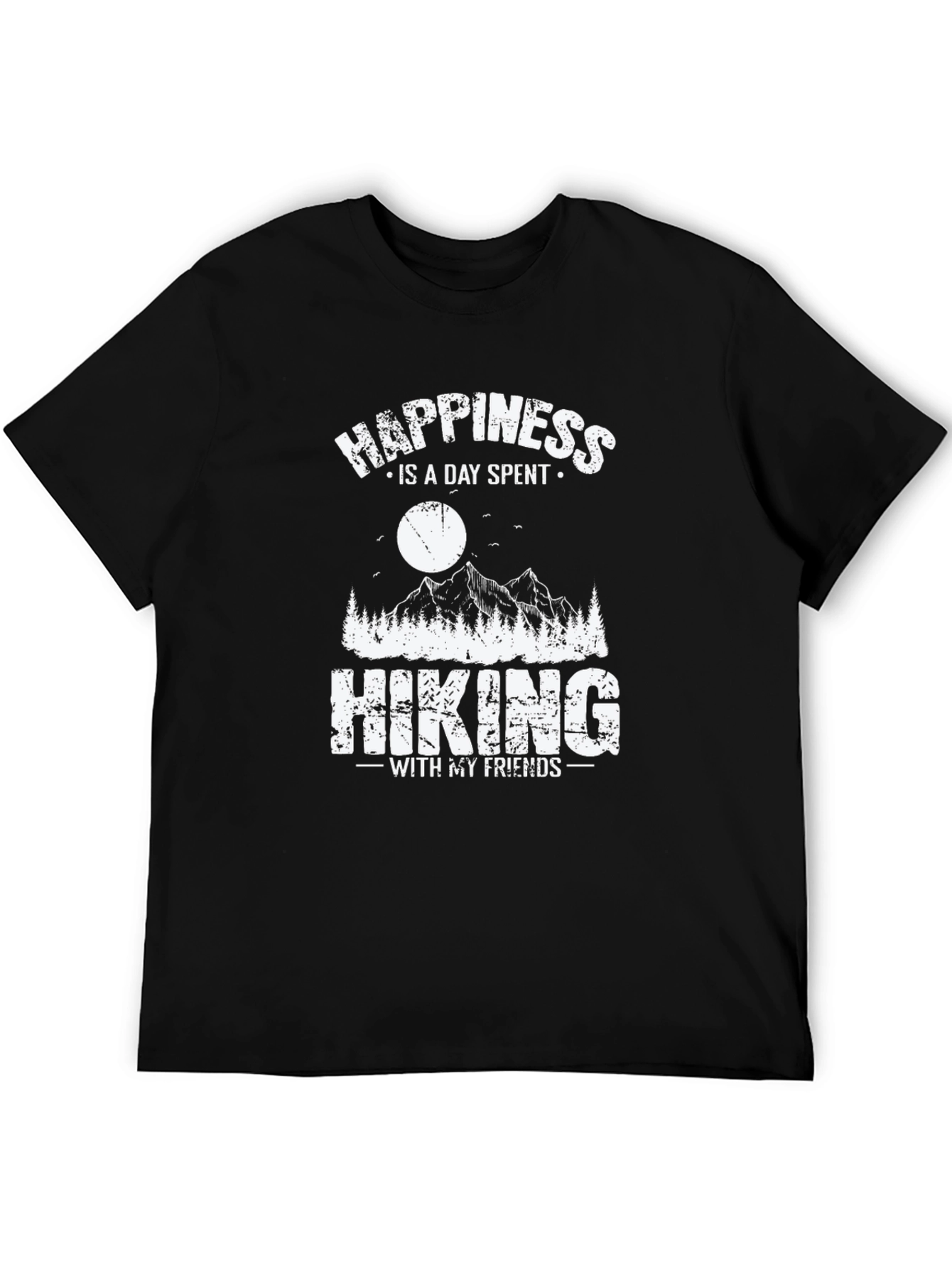 Happiness is Hiking Graphic T-Shirt