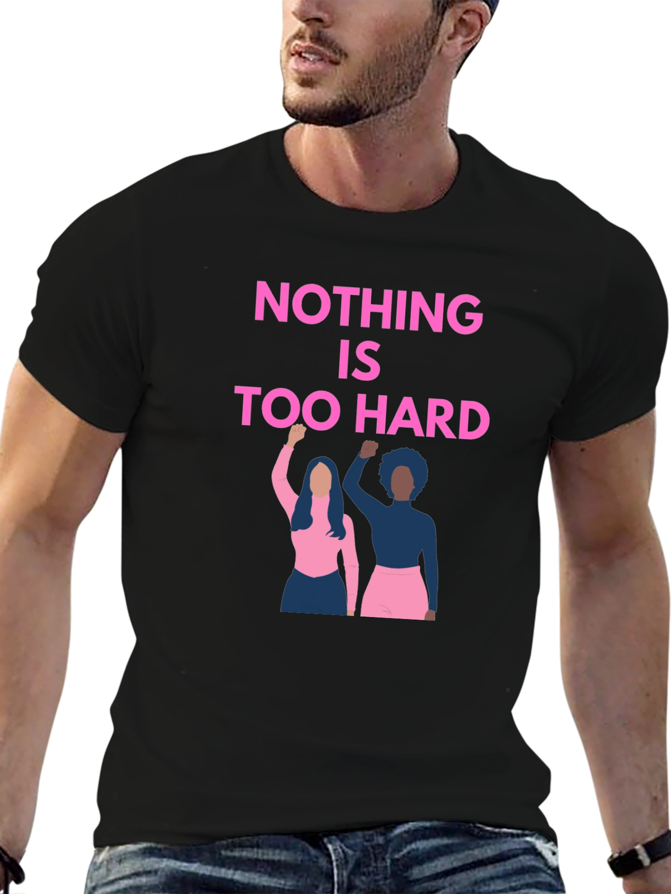 Empowering Graphic Tee: Nothing is Too Hard