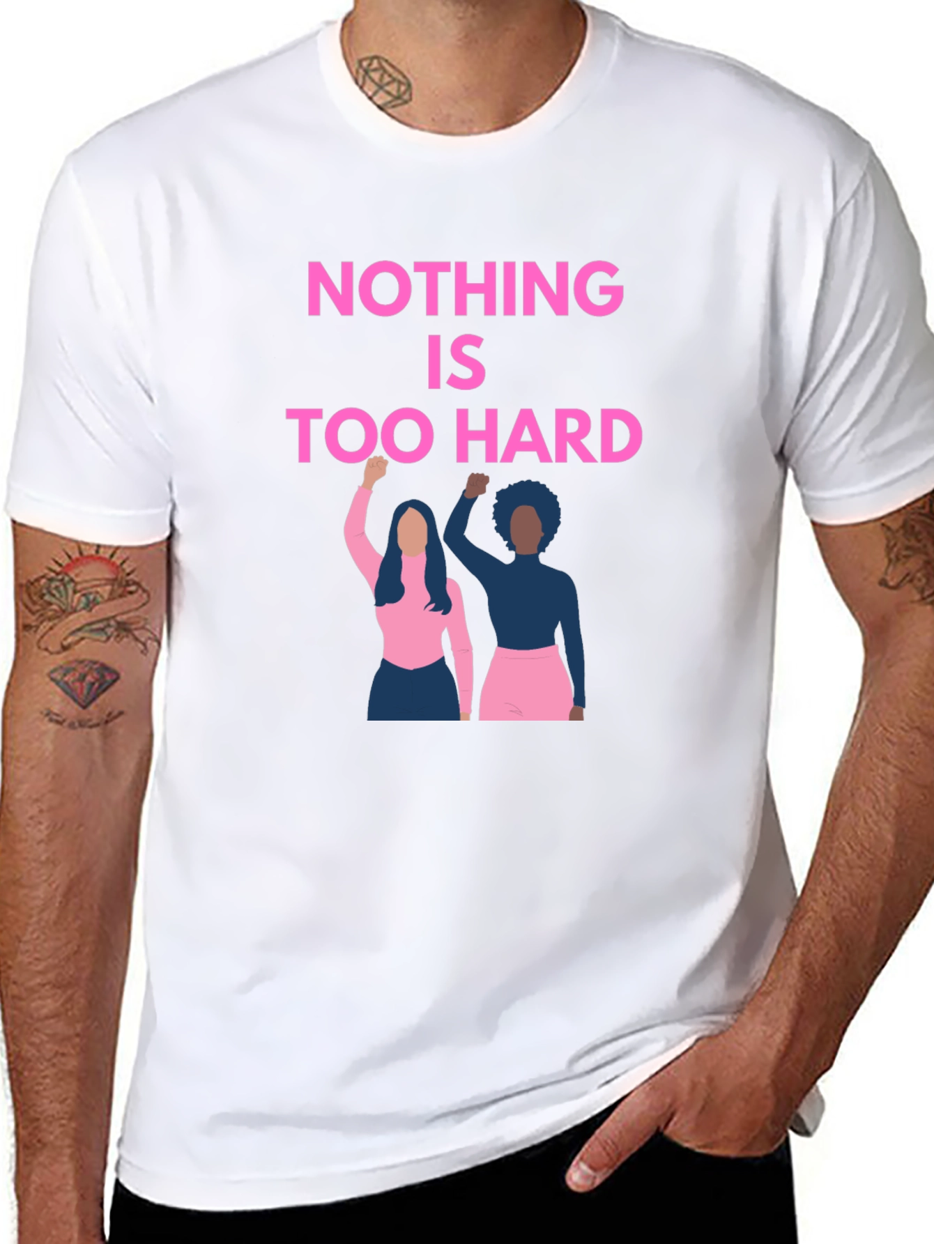 Empowering Graphic Tee: Nothing is Too Hard