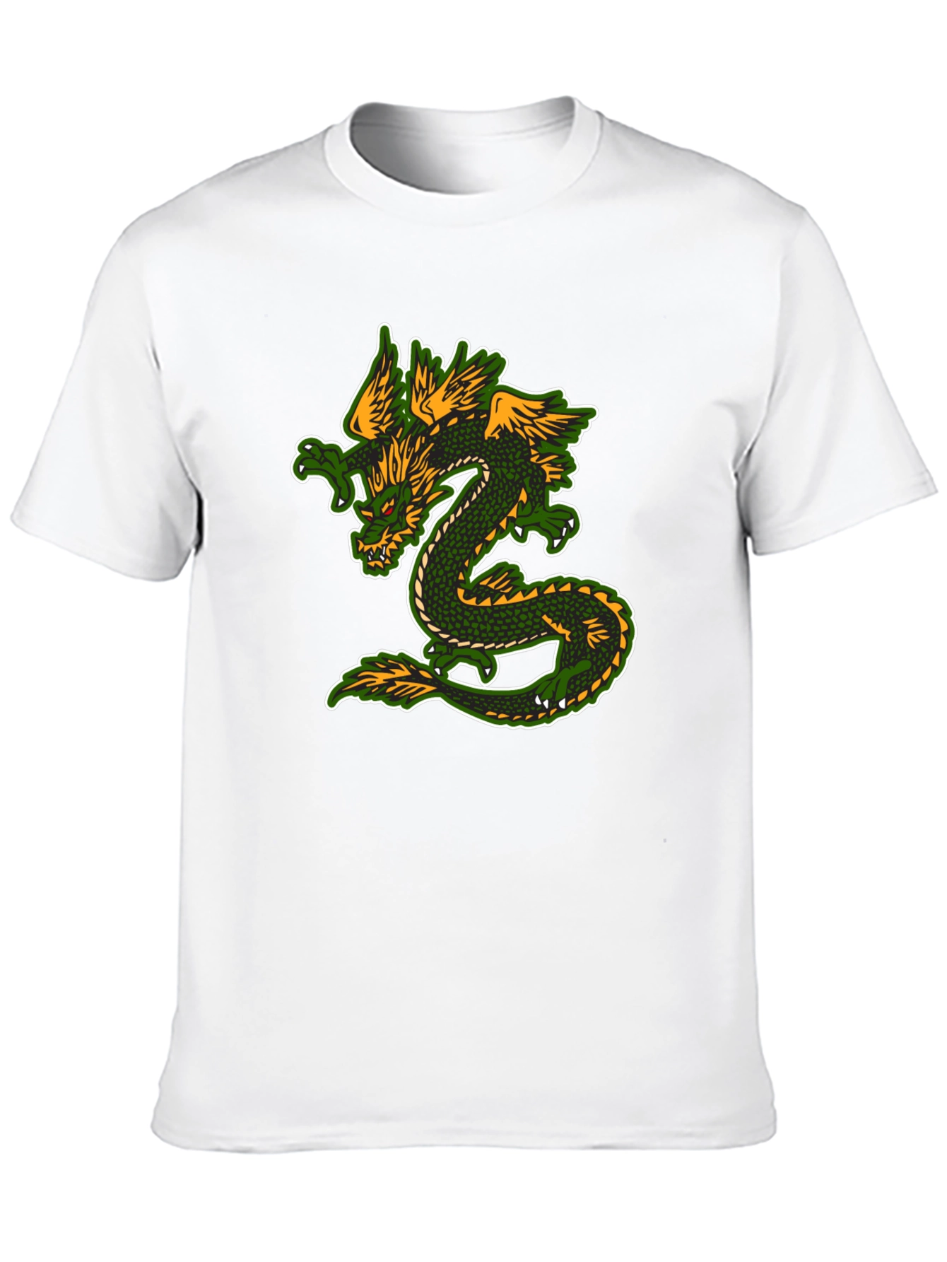 Dragon Graphic T-Shirt - Black Cotton Blend Tee