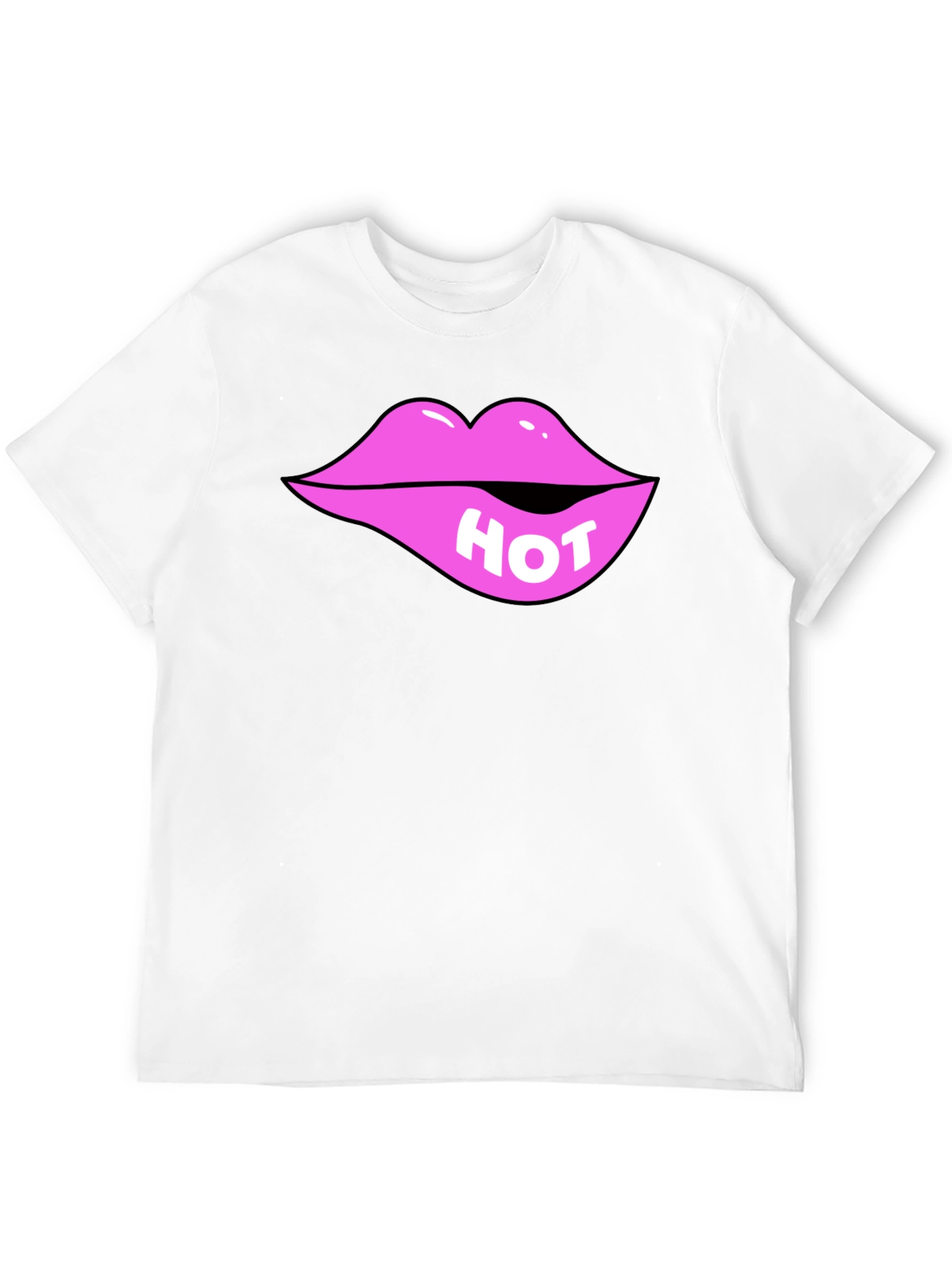 Hot Lips Graphic Tee - Bite Me T-Shirt