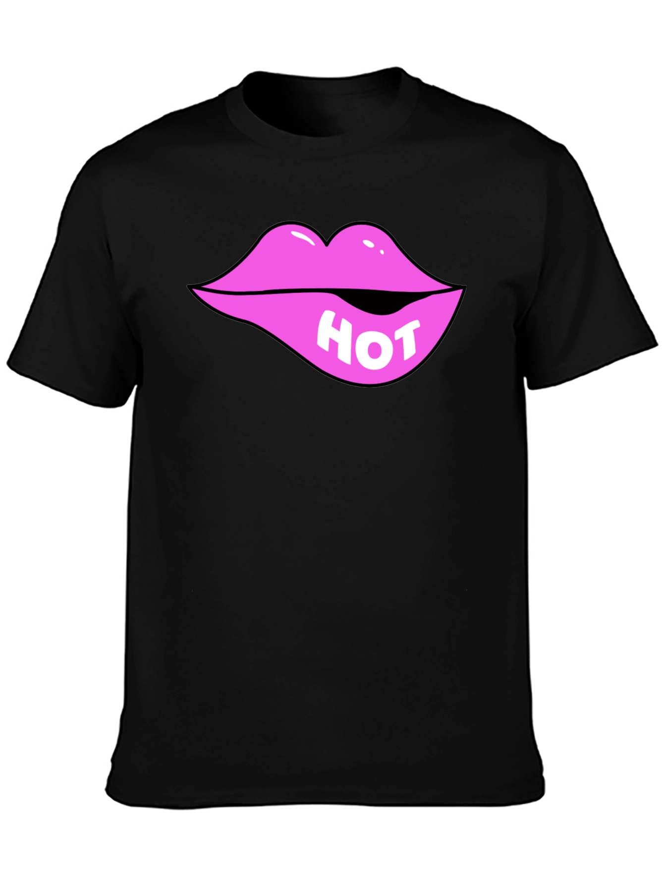 Hot Lips Graphic Tee - Bite Me T-Shirt