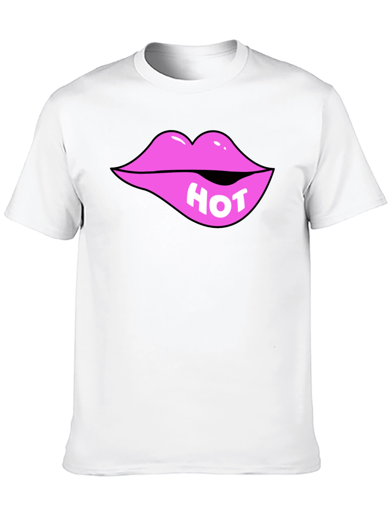 Hot Lips Graphic Tee - Bite Me T-Shirt