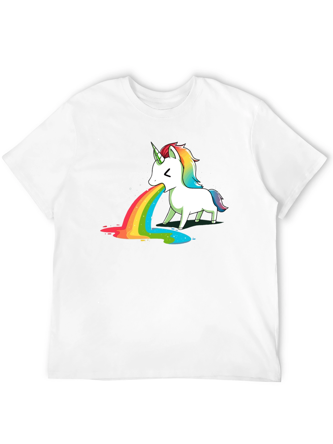 Unicorn Puking Rainbow T-Shirt