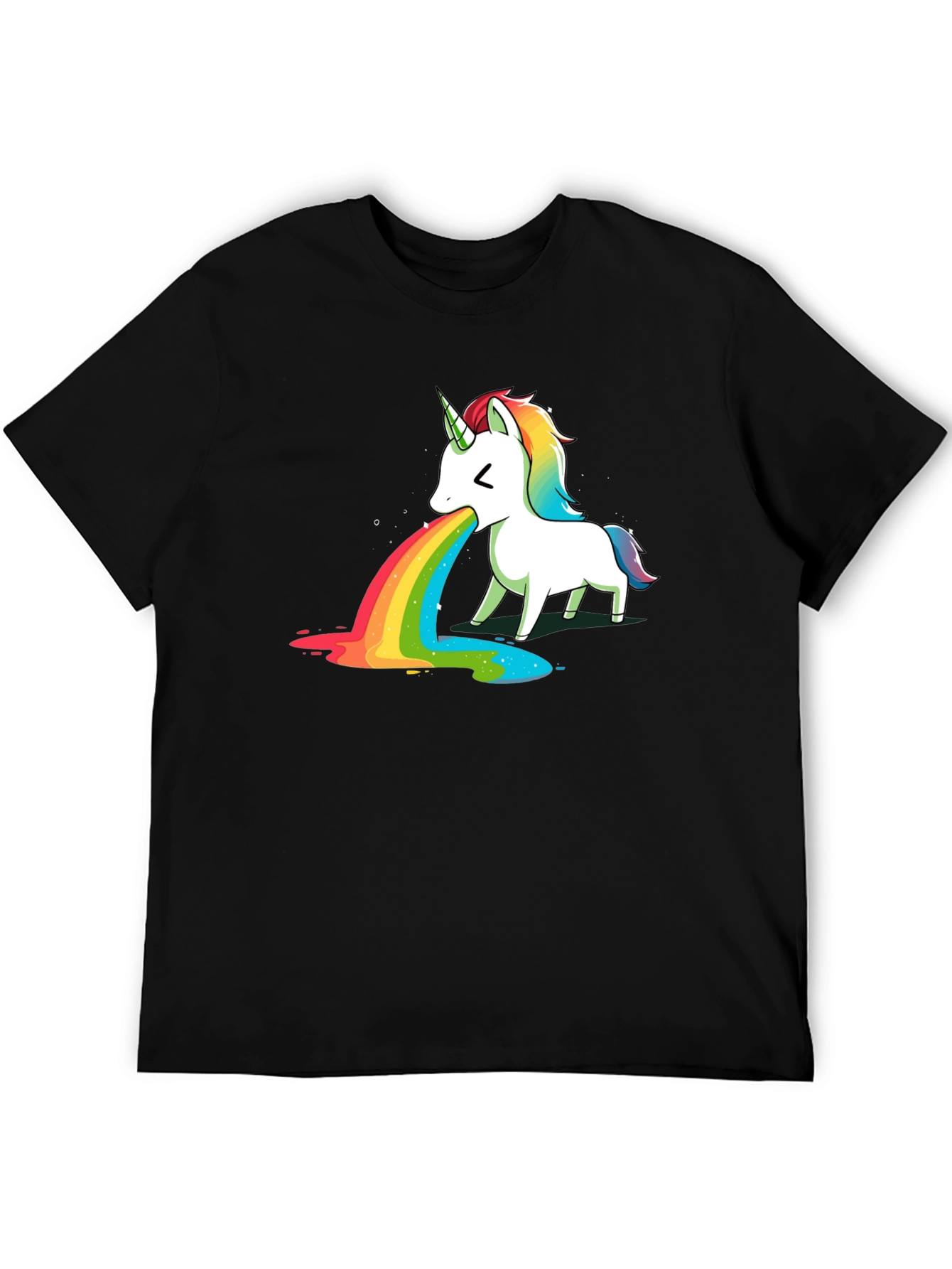Unicorn Puking Rainbow T-Shirt