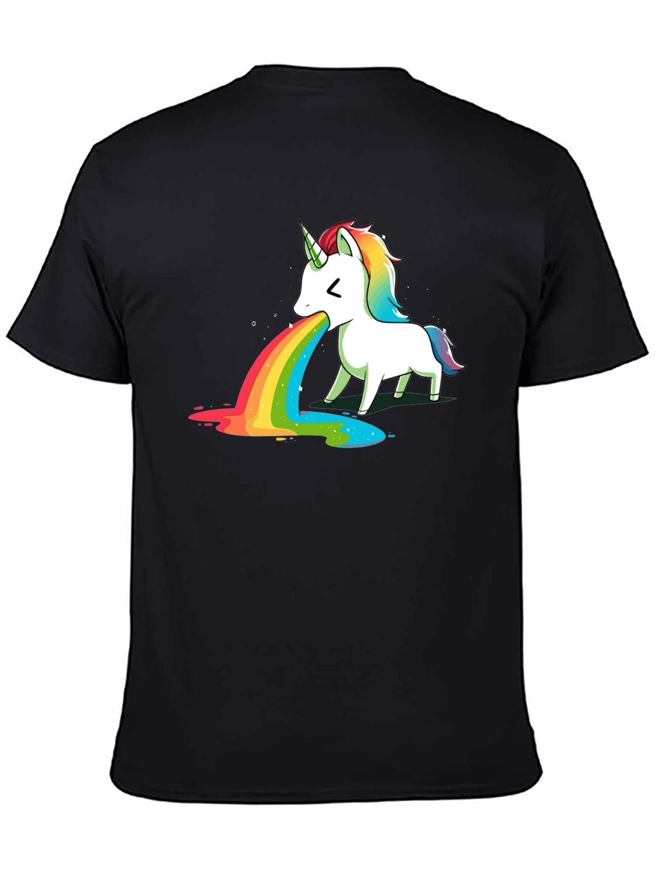 Unicorn Puking Rainbow T-Shirt