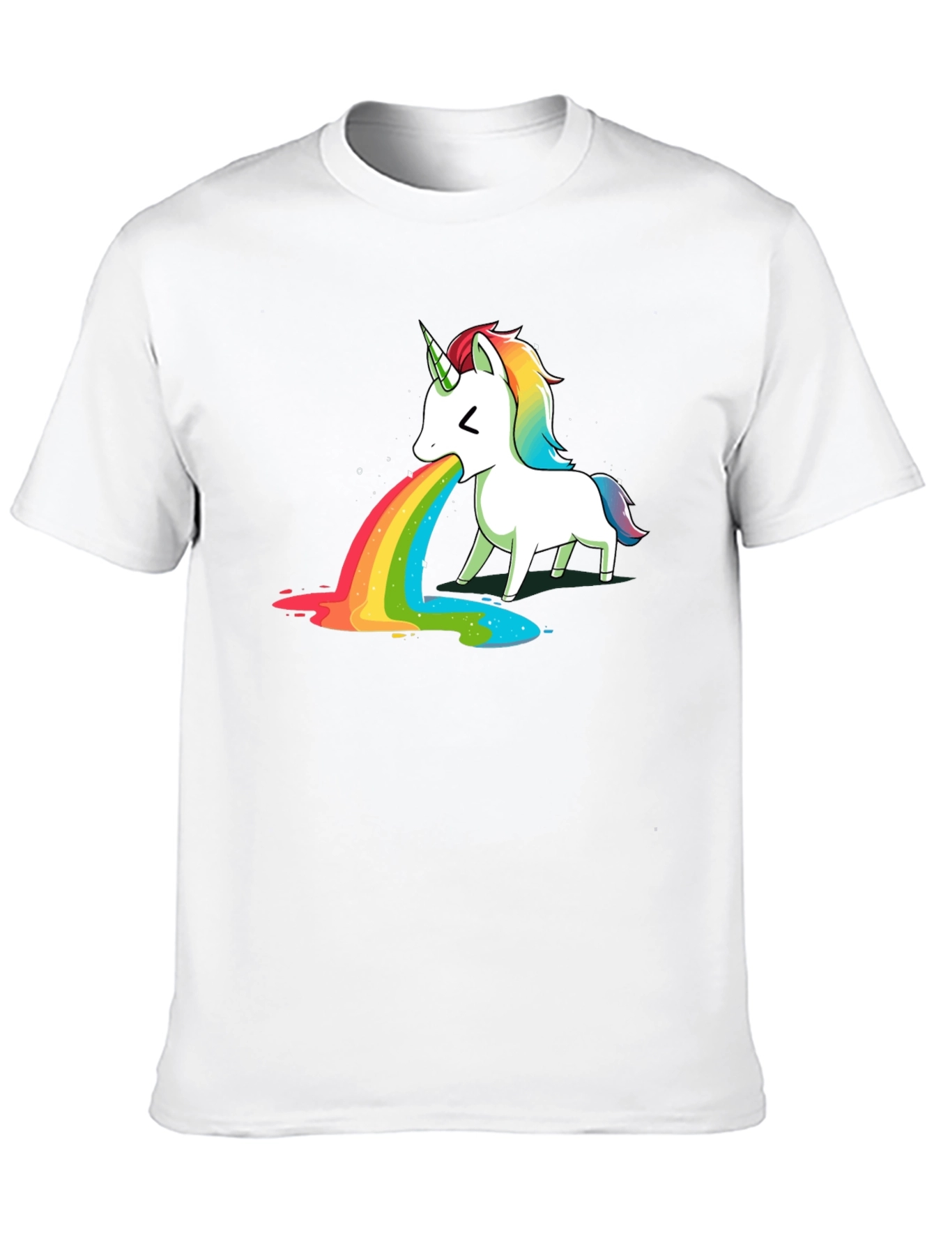 Unicorn Puking Rainbow T-Shirt