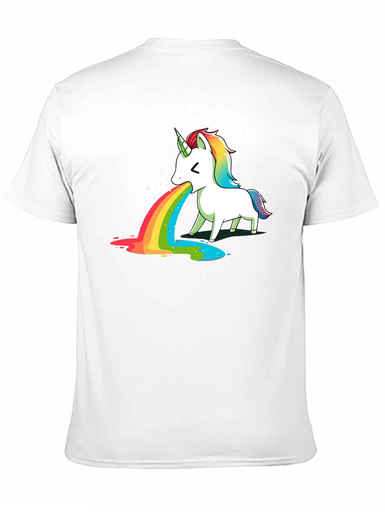Unicorn Puking Rainbow T-Shirt